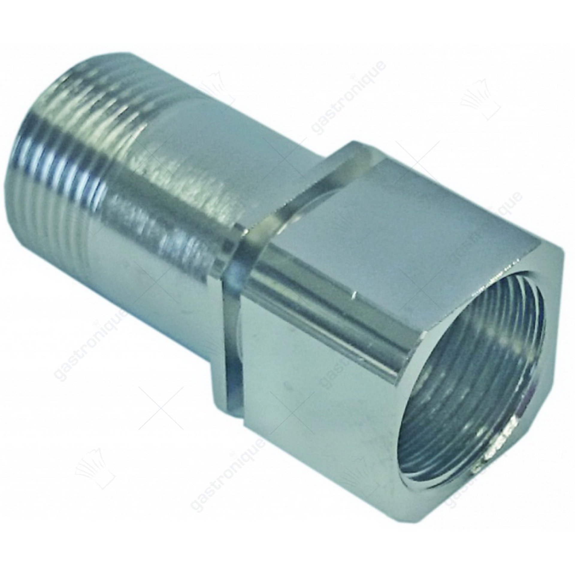 fitting chrome-plated ø 3/4"m - ø 3/4"f - afbeelding 1