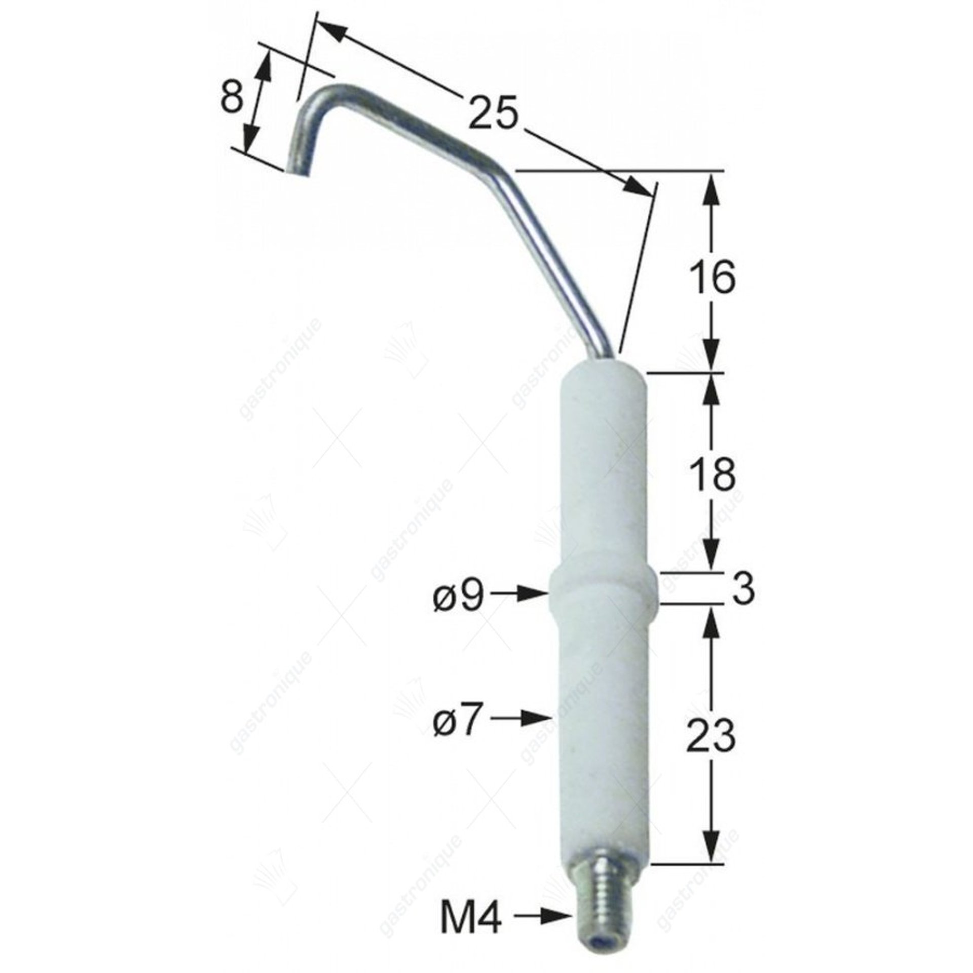 BOUGIE ONTSTEKINGSKABELS ROND ø 7x44 mm - afbeelding 1