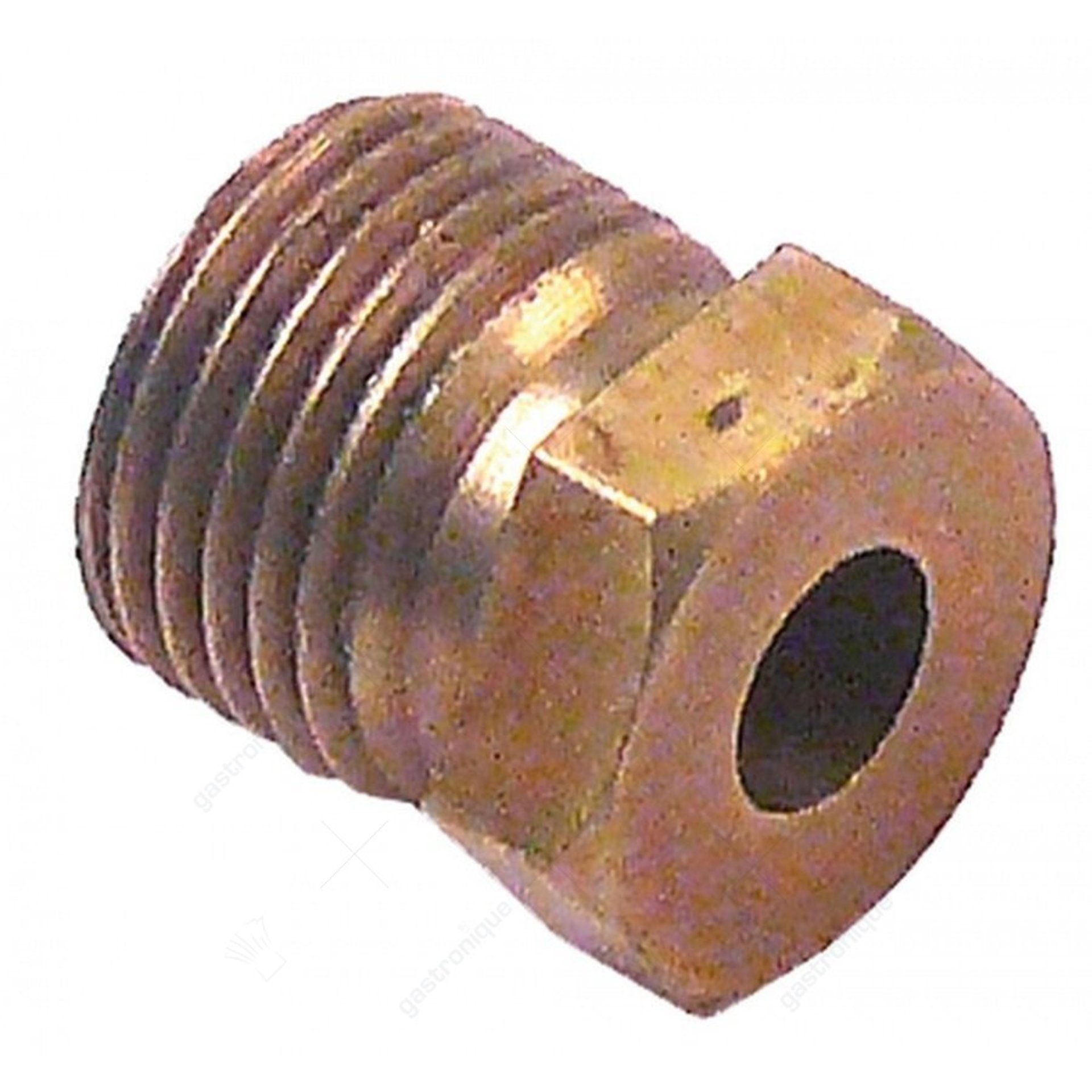 knelschroef draad 1/8" voor pijpø 4mm L 11mm koper vpe 1stuk SB 10 - afbeelding 1