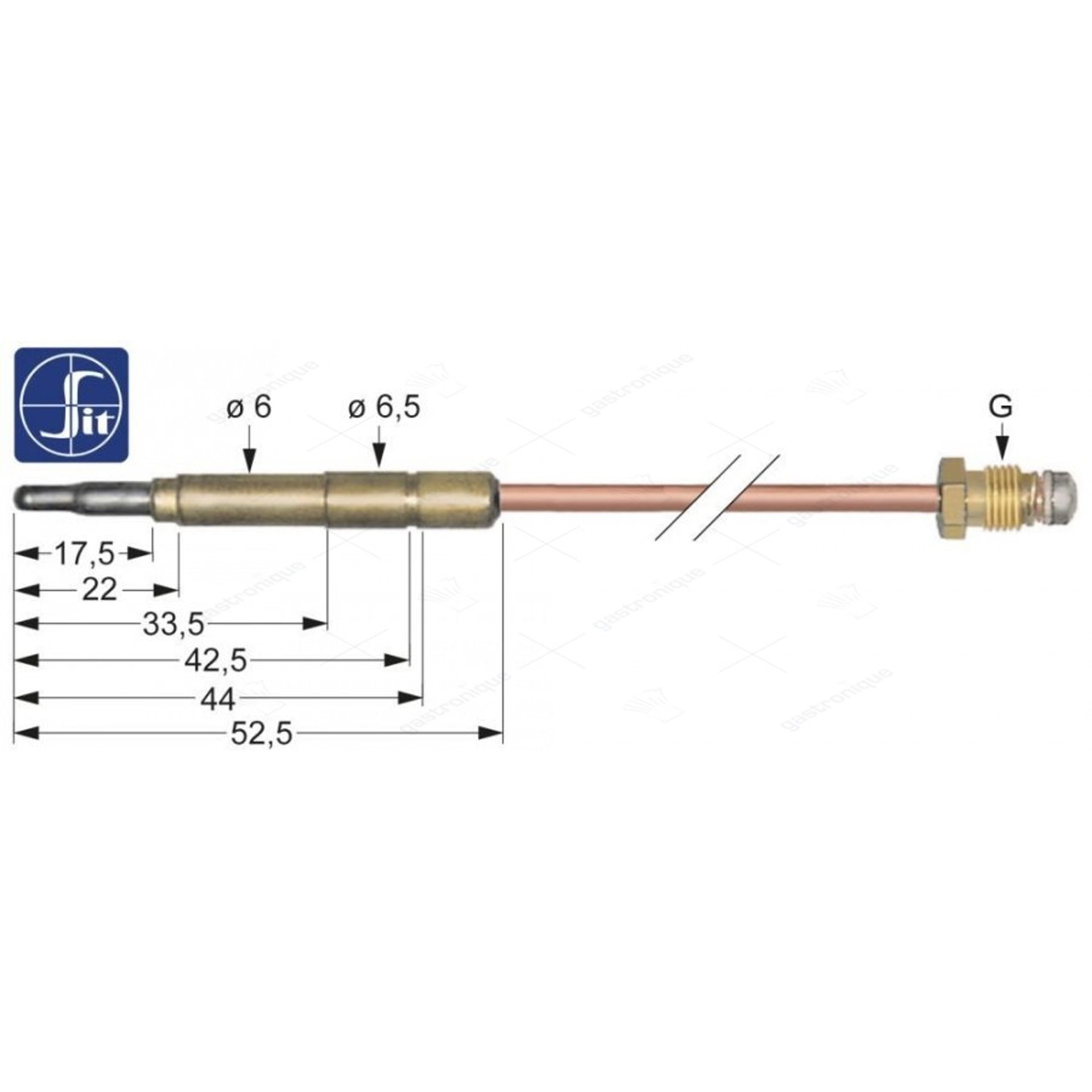 thermocouple sit m9x1 40 cm - image 1