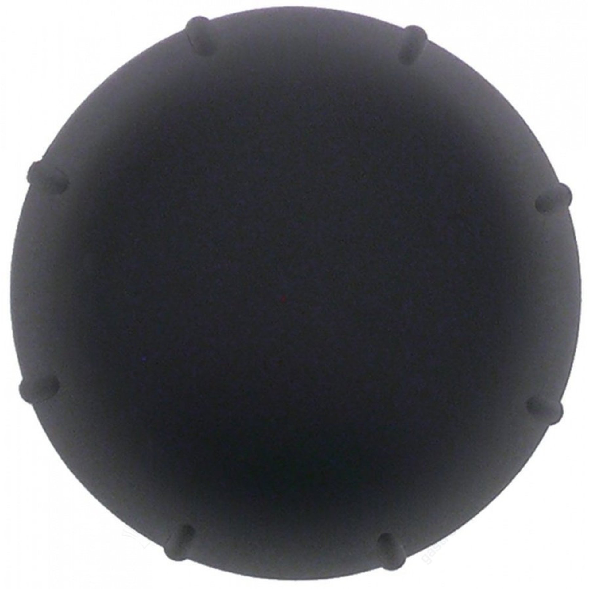 zwarte knop ø 67 mm - afbeelding 1
