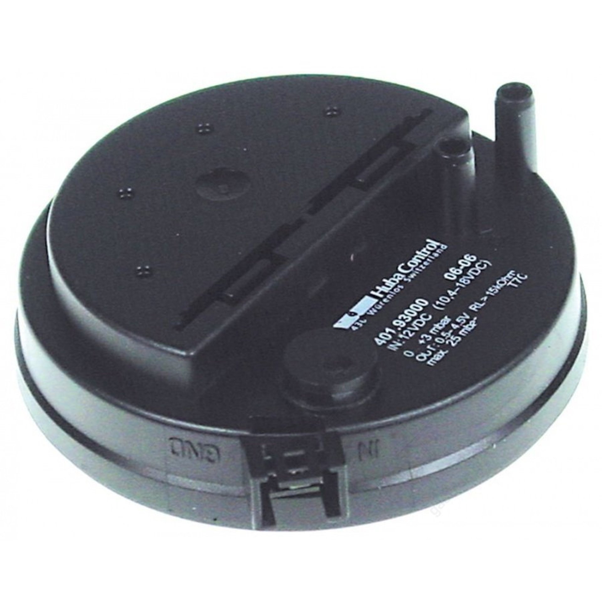 interrupteur de pression ø 84mm plage de pression 0-3mbar pour connexion de mesure d'humidité 6mm - image 1