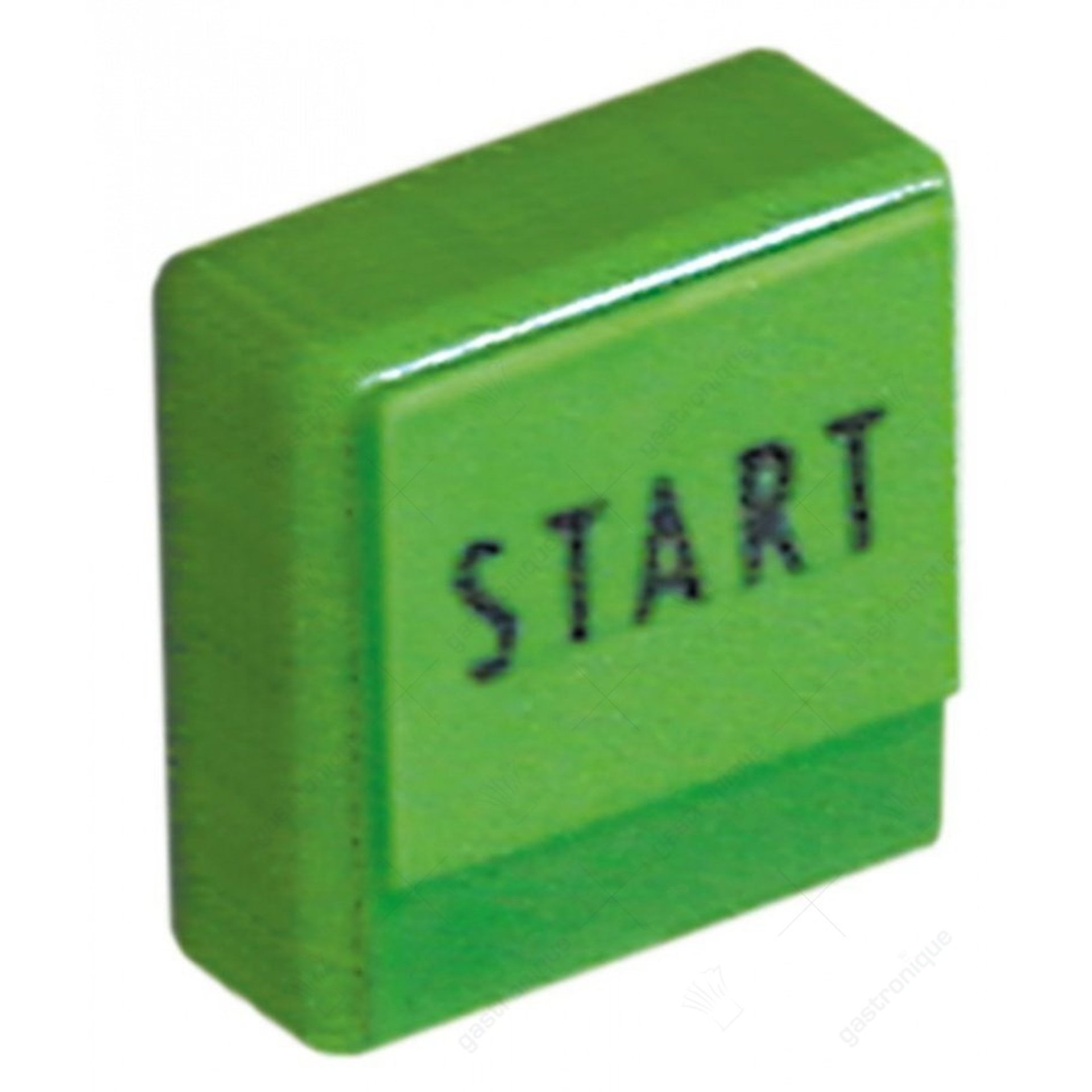 TOUCHE CARREE VERTE 23x23 mm "START" - afbeelding 1