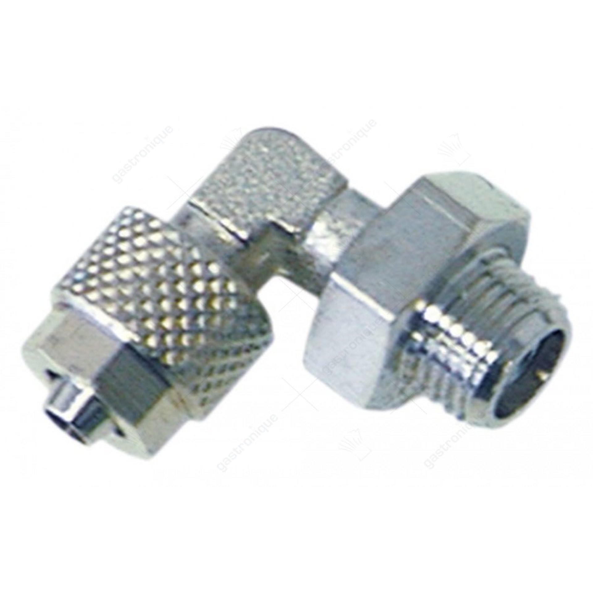 RACCORD COUDE 1/4"M ø 8/6 NICKEL - image 1