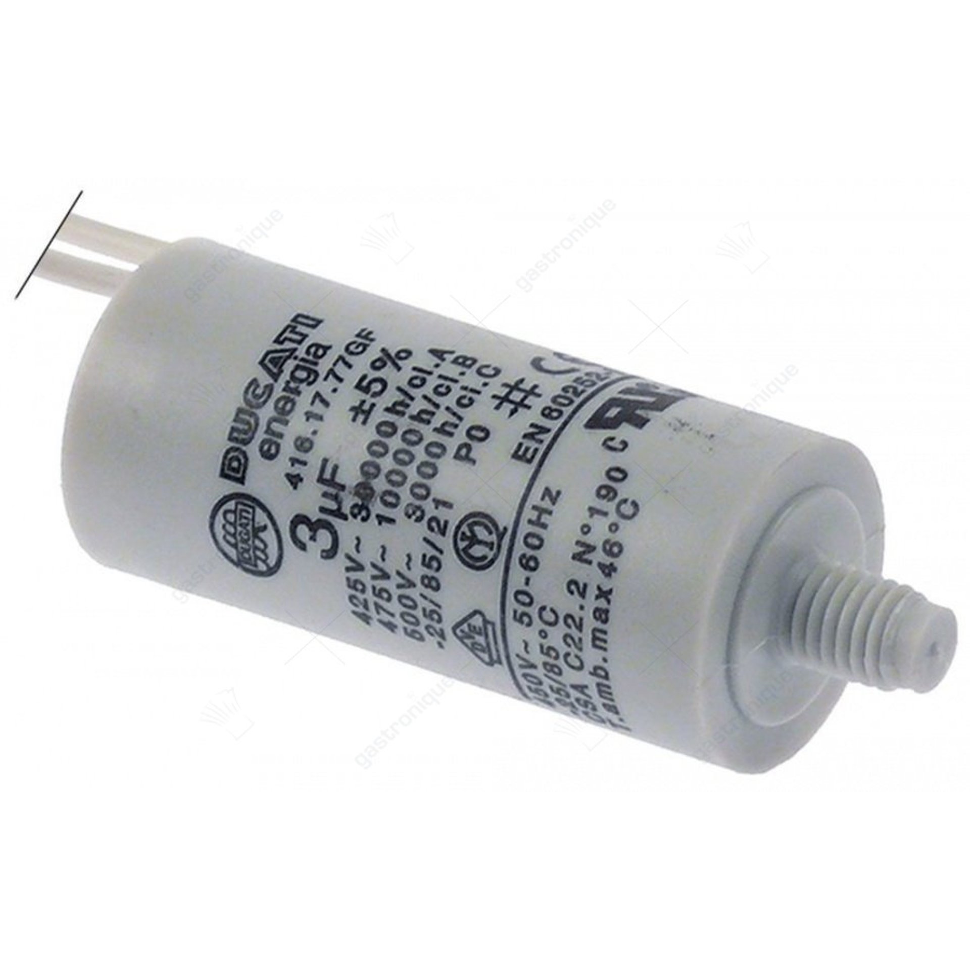 condensateur ducati energia 3µf a/cable - afbeelding 1