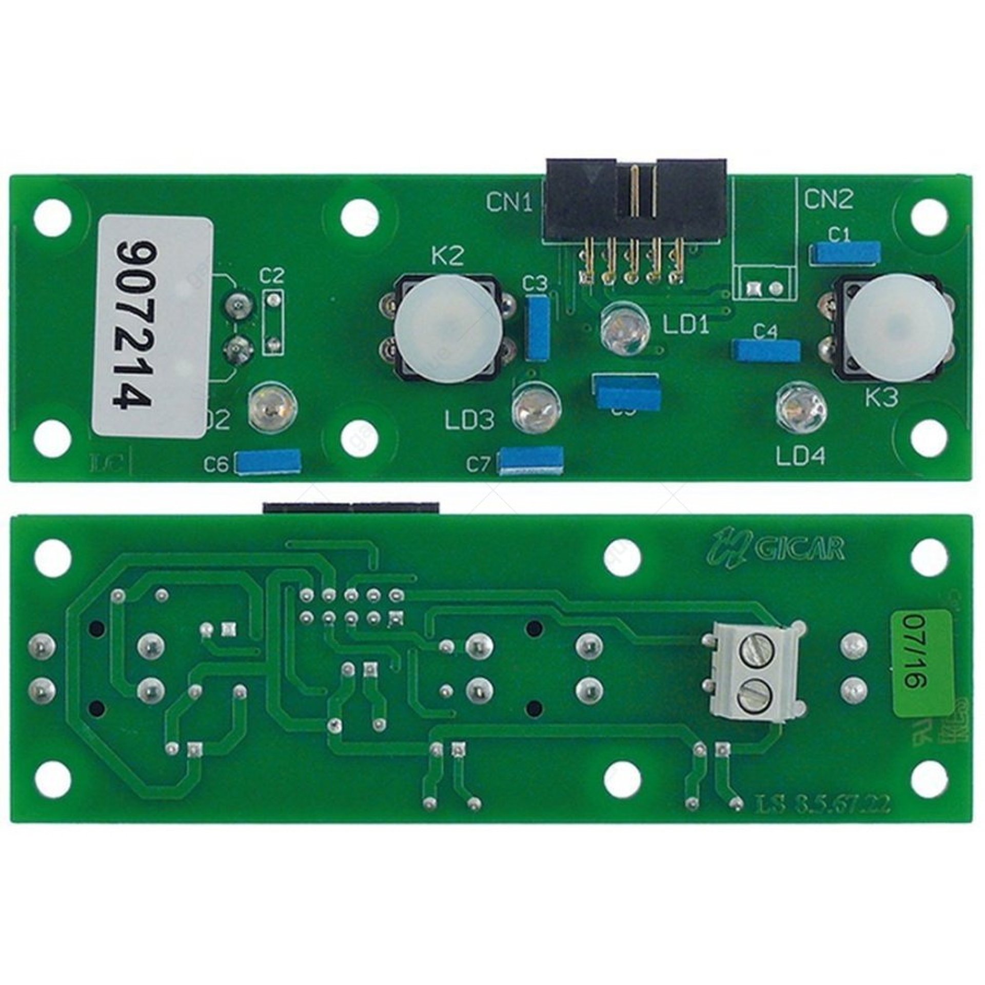 carte de commande lave-vaisselle L 110mm L 35mm - image 1