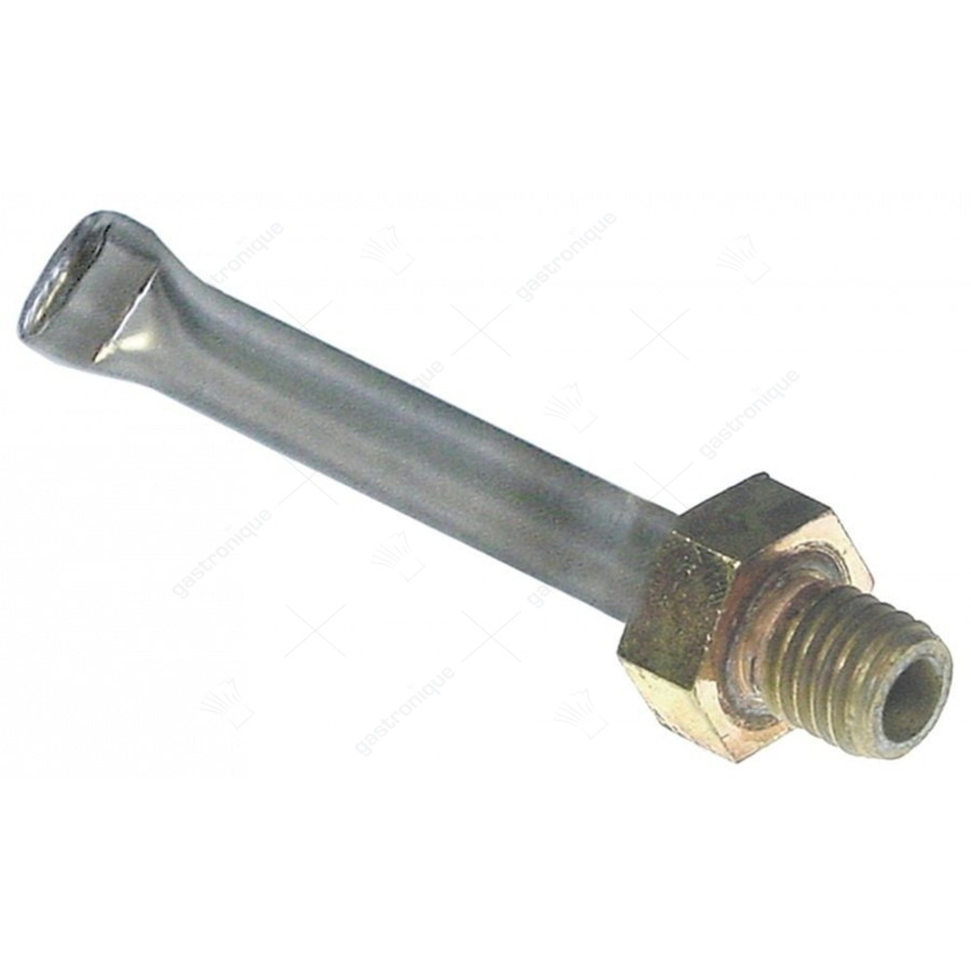 voelerbuis draad M12x1,75 BD M12x1,75 ID ø 8mm L 95mm RVS/messing eenvoudig ø 10mm - afbeelding 1