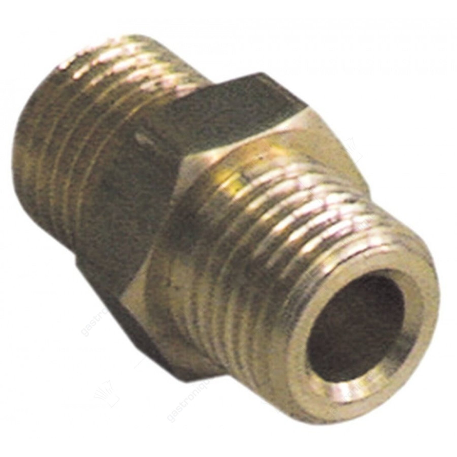 Doppelnippel Gewinde 1/4" - 1/4" Kupfer Gesamtlänge 21mm BiD ø 7 Verpackungseinheit 1 Stück - Bild 1