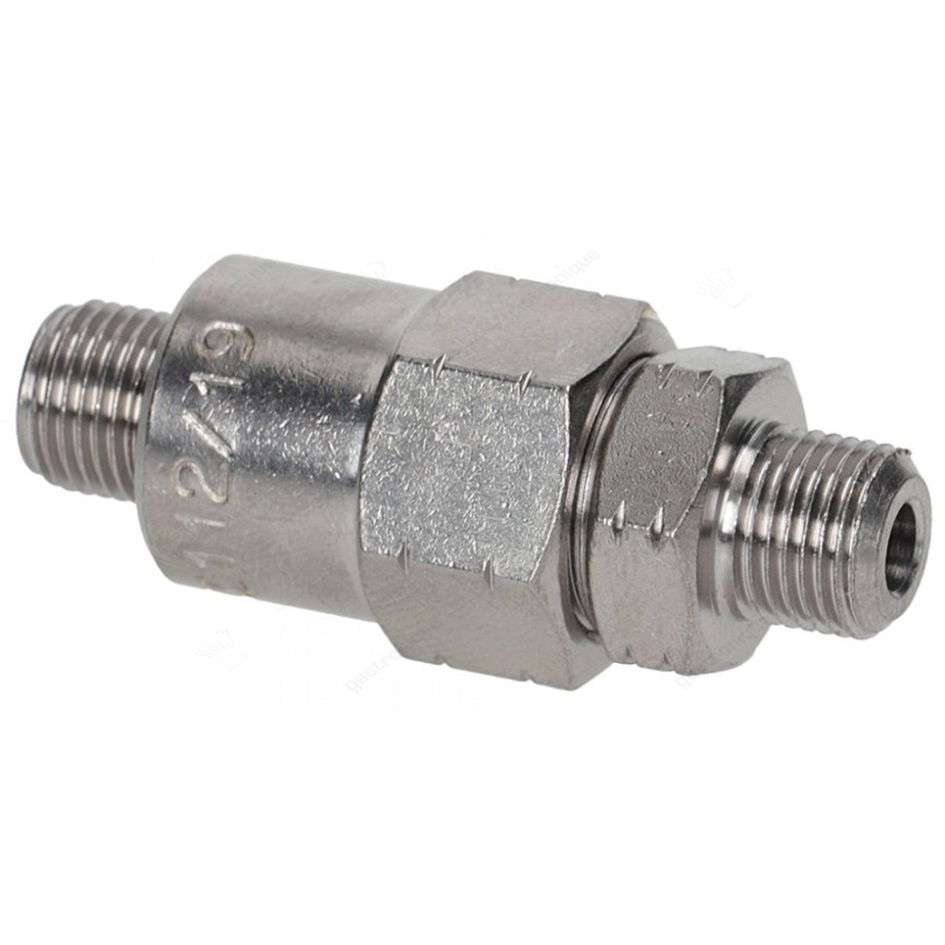 terugslagventiel ingang 1/8" uitgang 1/8" L 30mm - afbeelding 1