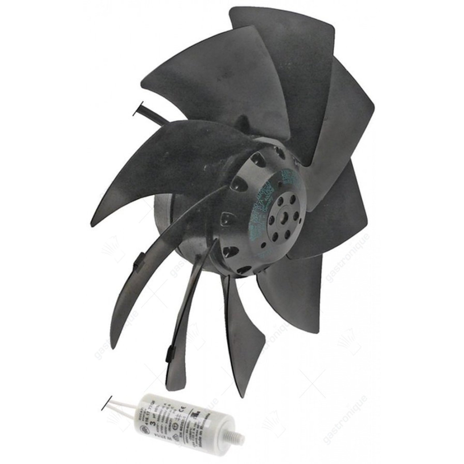 Ventilator type drukkend 115/150W 230V 2450U/min kabellengte 1400mm A2E250AM06-12 zuigend 50/60Hz - afbeelding 1