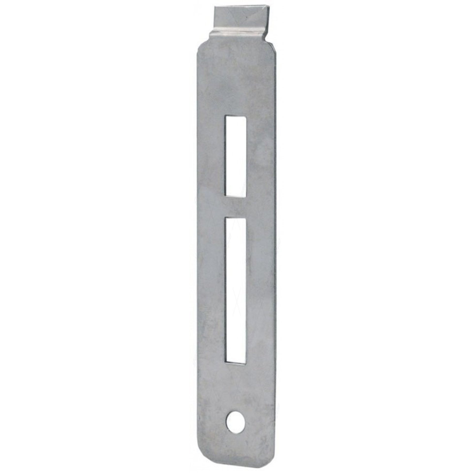guidage L 128mm l 26mm épaisseur de matériau 1mm découpe 7x41 7x22,5mm pour charnière - image 1