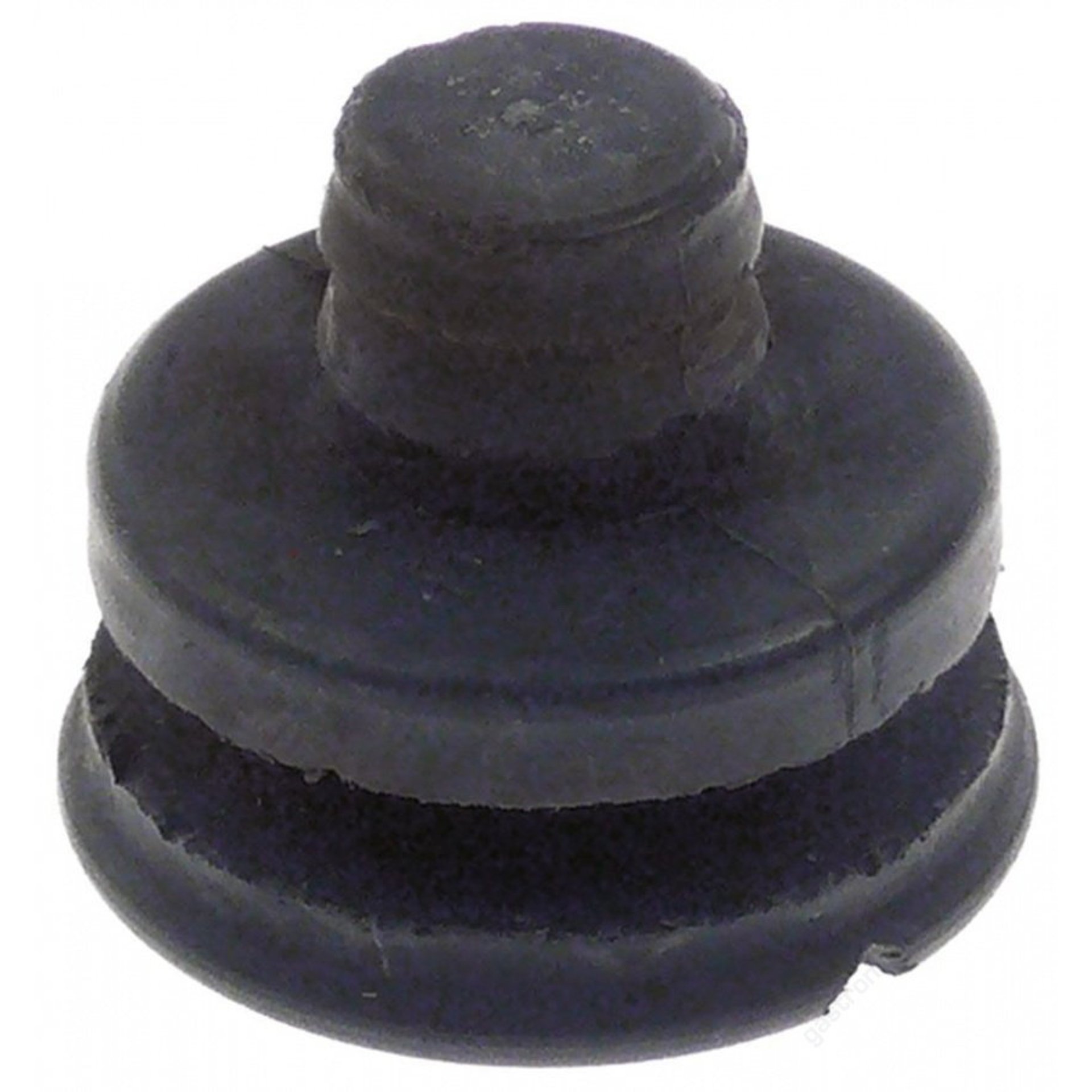apparaatvoet ø 32mm H 15mm inbouw ø 13mm totale hoogte 26mm rubber vpe 1stuk - afbeelding 1