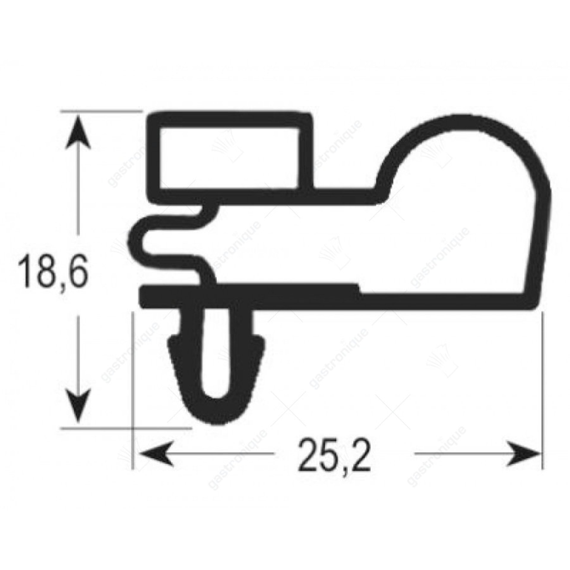 joint de porte 550x420 mm - image 1