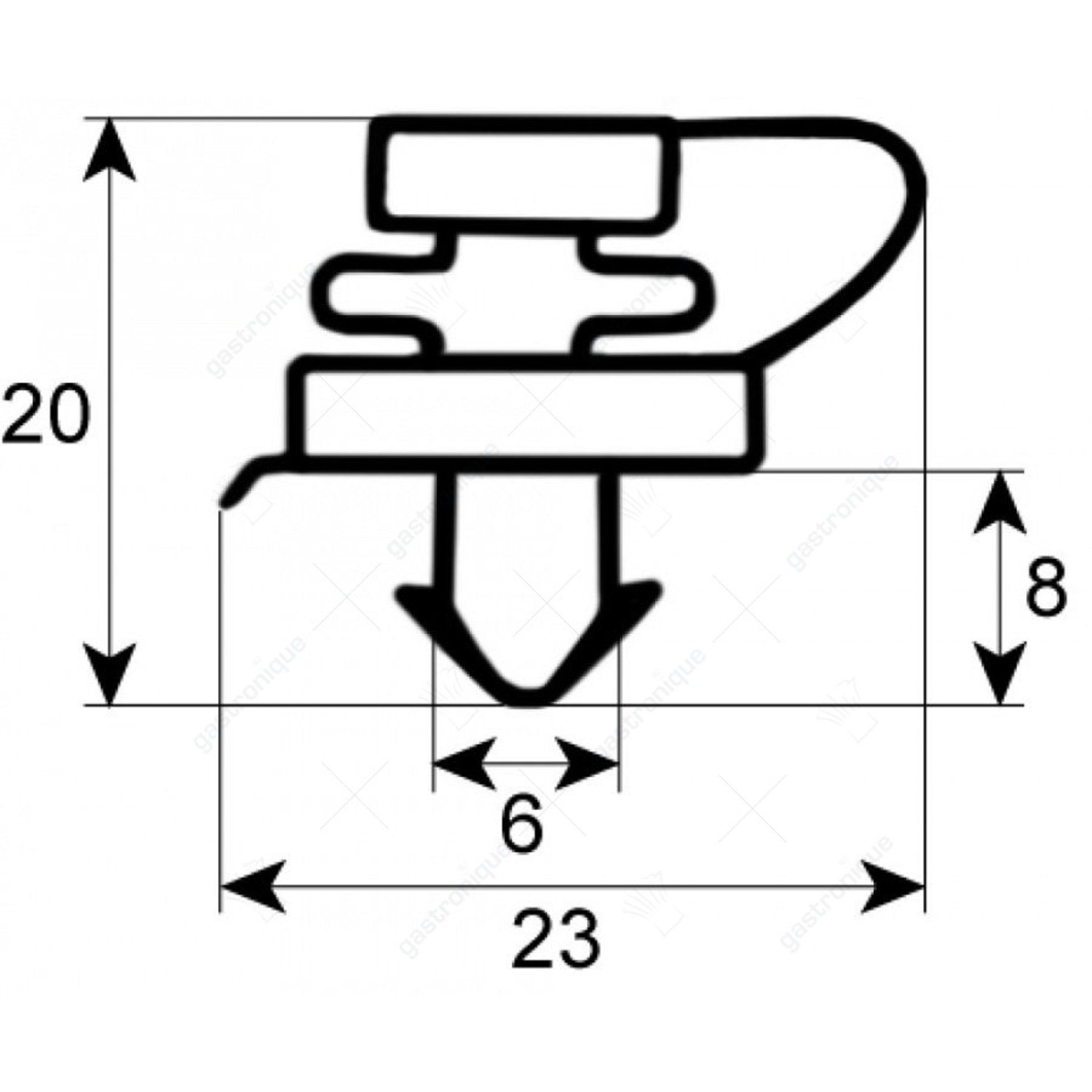 joint de porte 1700x760 mm - image 1
