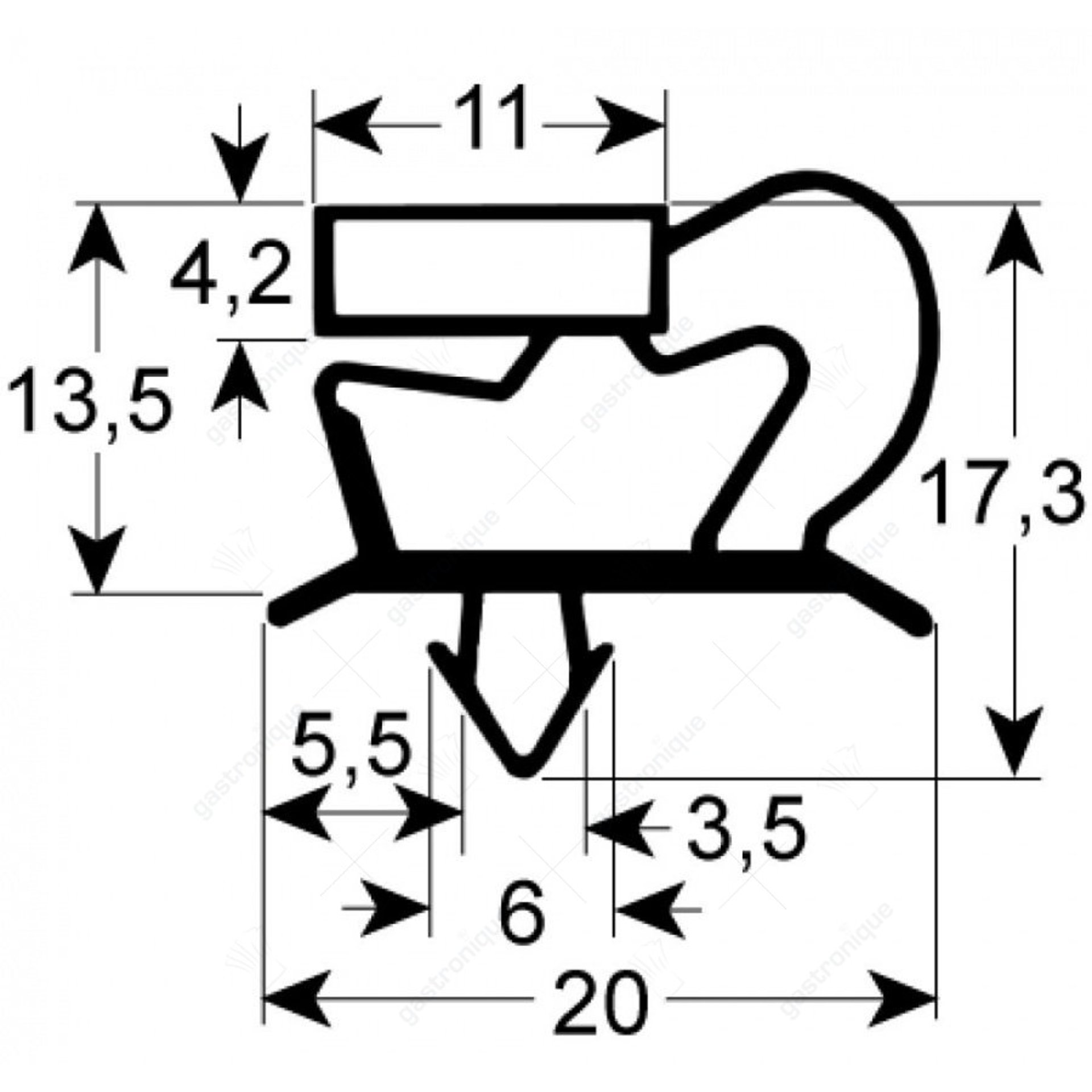 JOINT DE PORTE 420x320 mm - image 1