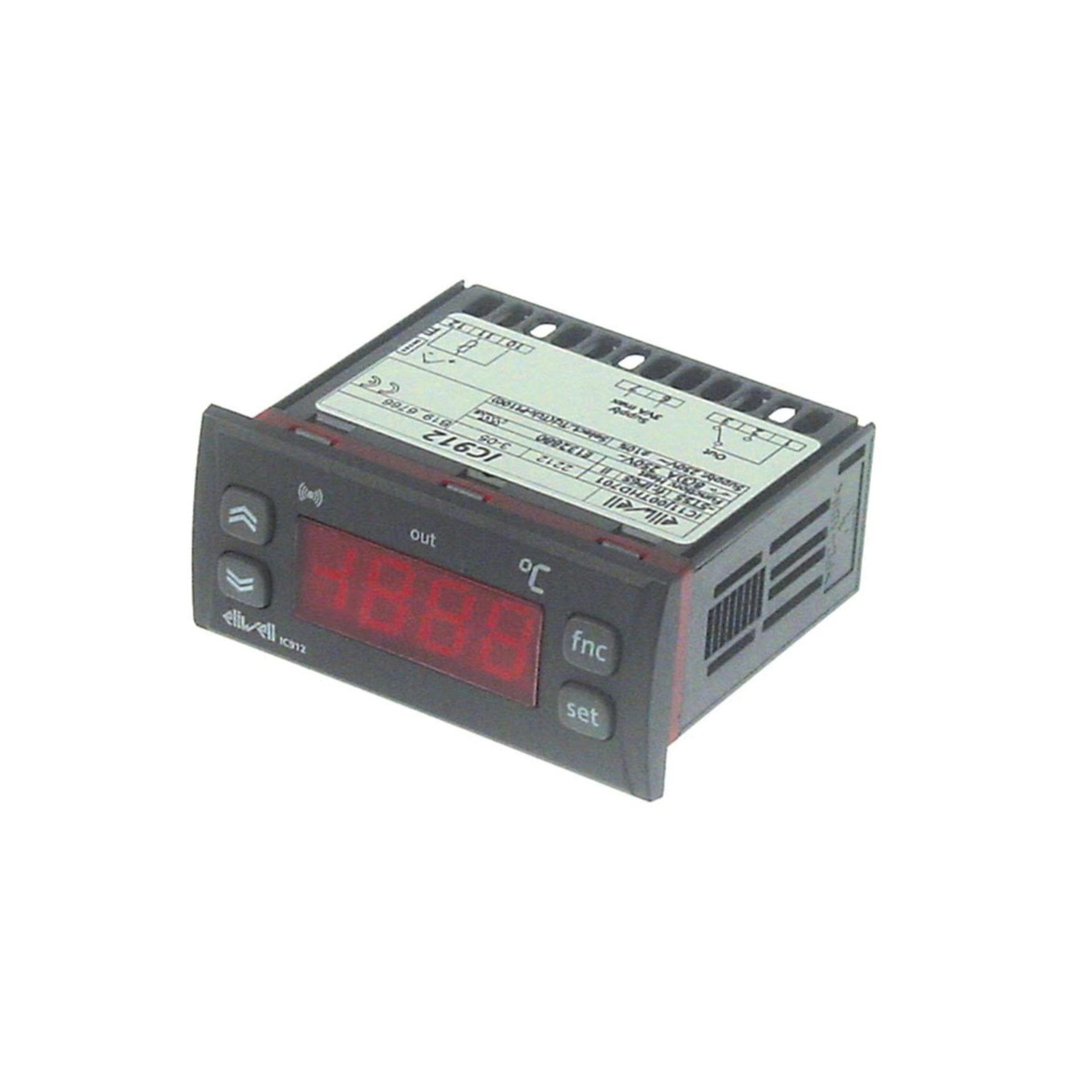 elektronische regelaar ELIWELL type IC912 model IC11J00THD701 inbouwmaat 71x29mm 230V - afbeelding 1