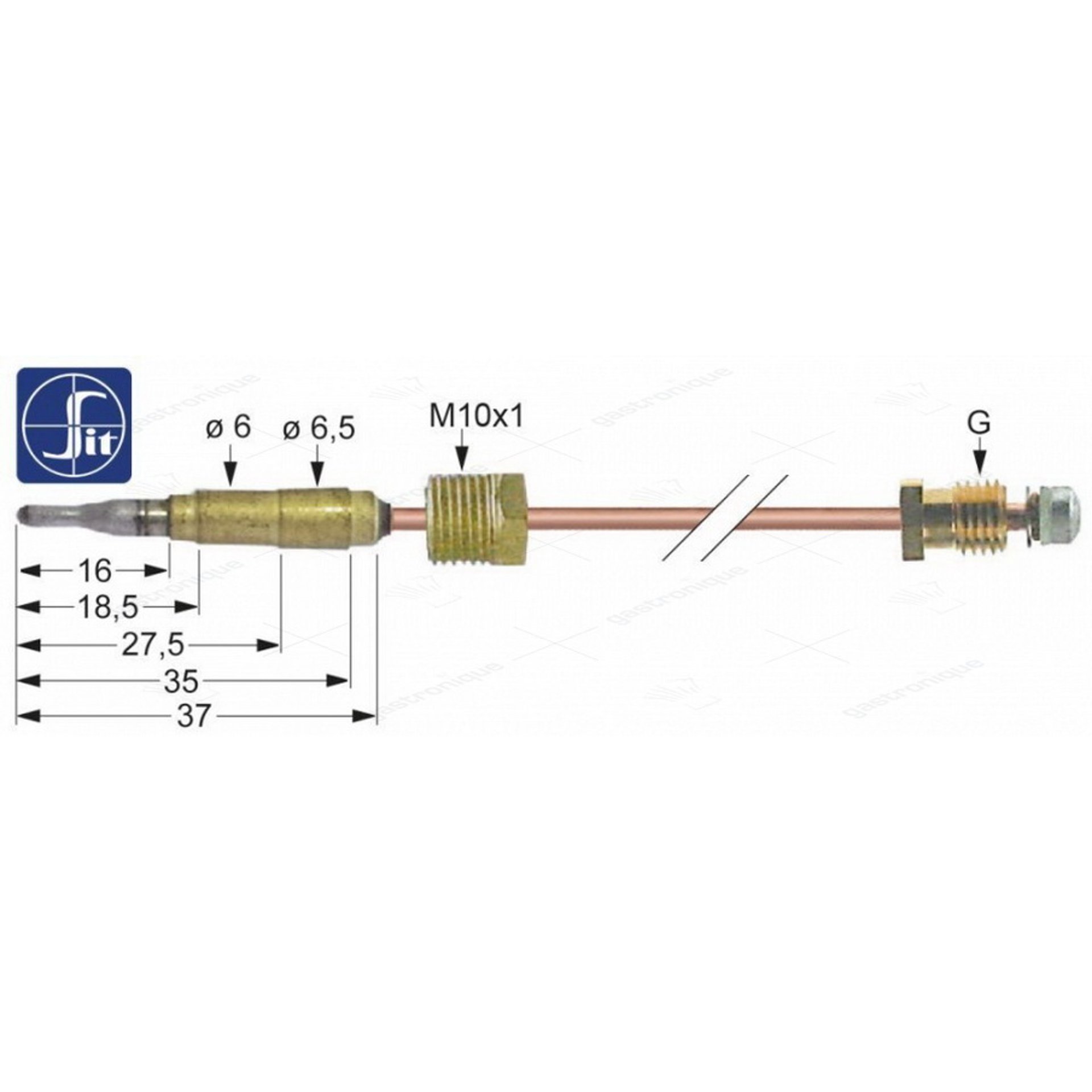 thermocouple sit quick m9x1 60 cm - afbeelding 1