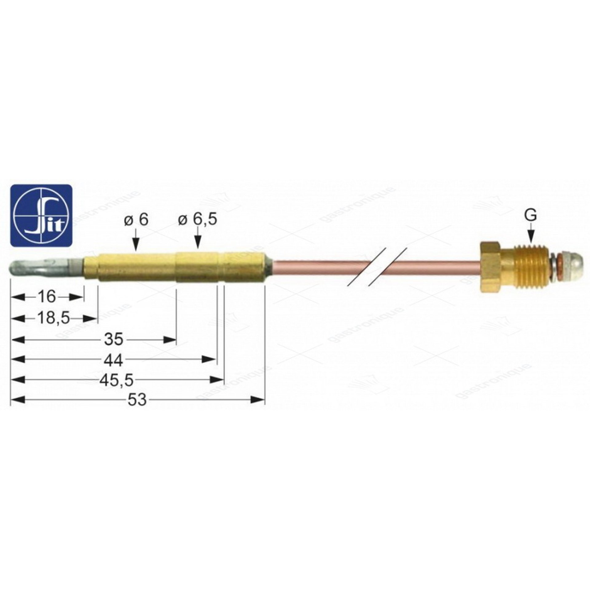 Thermoelement sit m9x1 32 cm - Bild 1