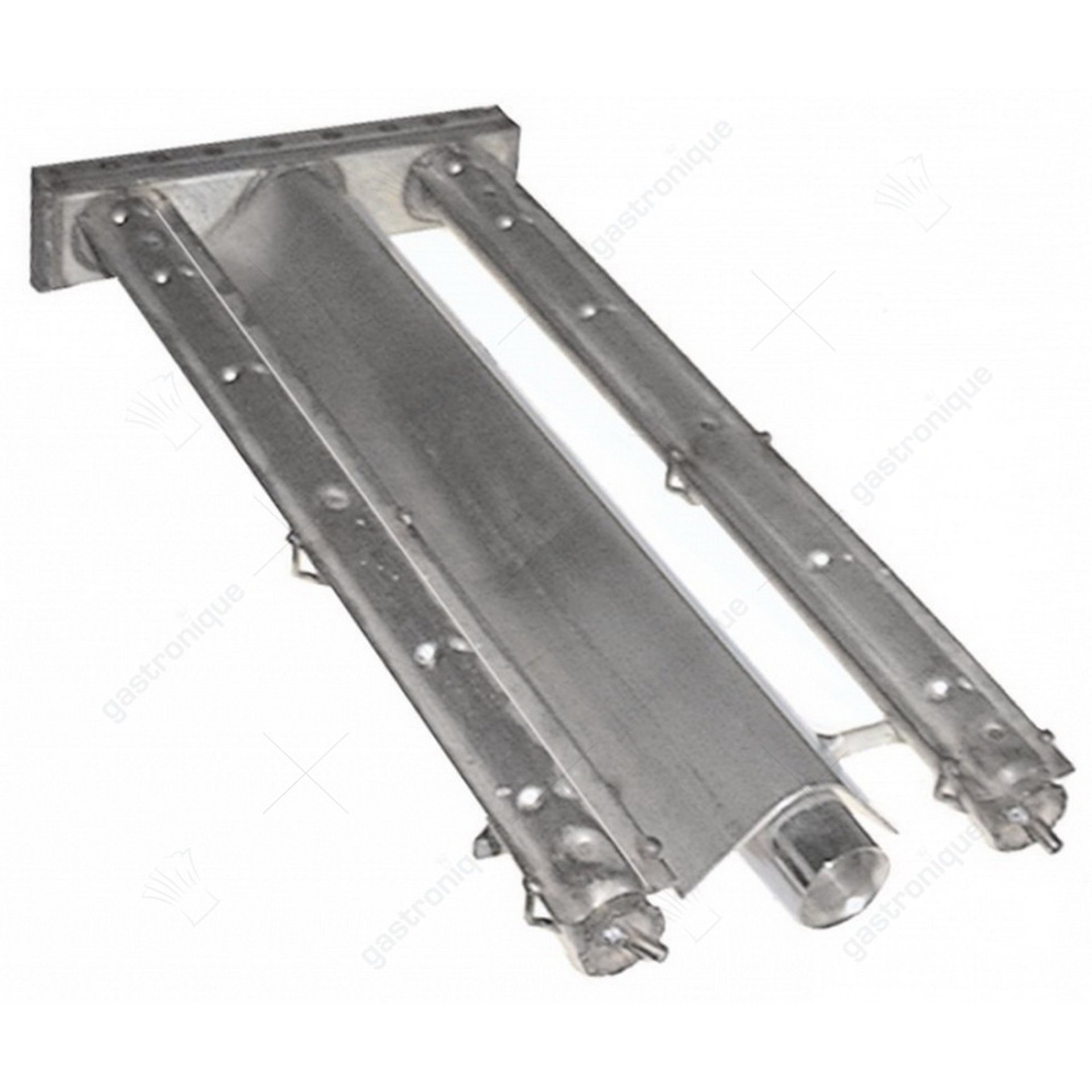 brûleur à barres 2-rangées L 430mm L 205mm H 45mm 6,95kW grill en pierre de lave - image 1