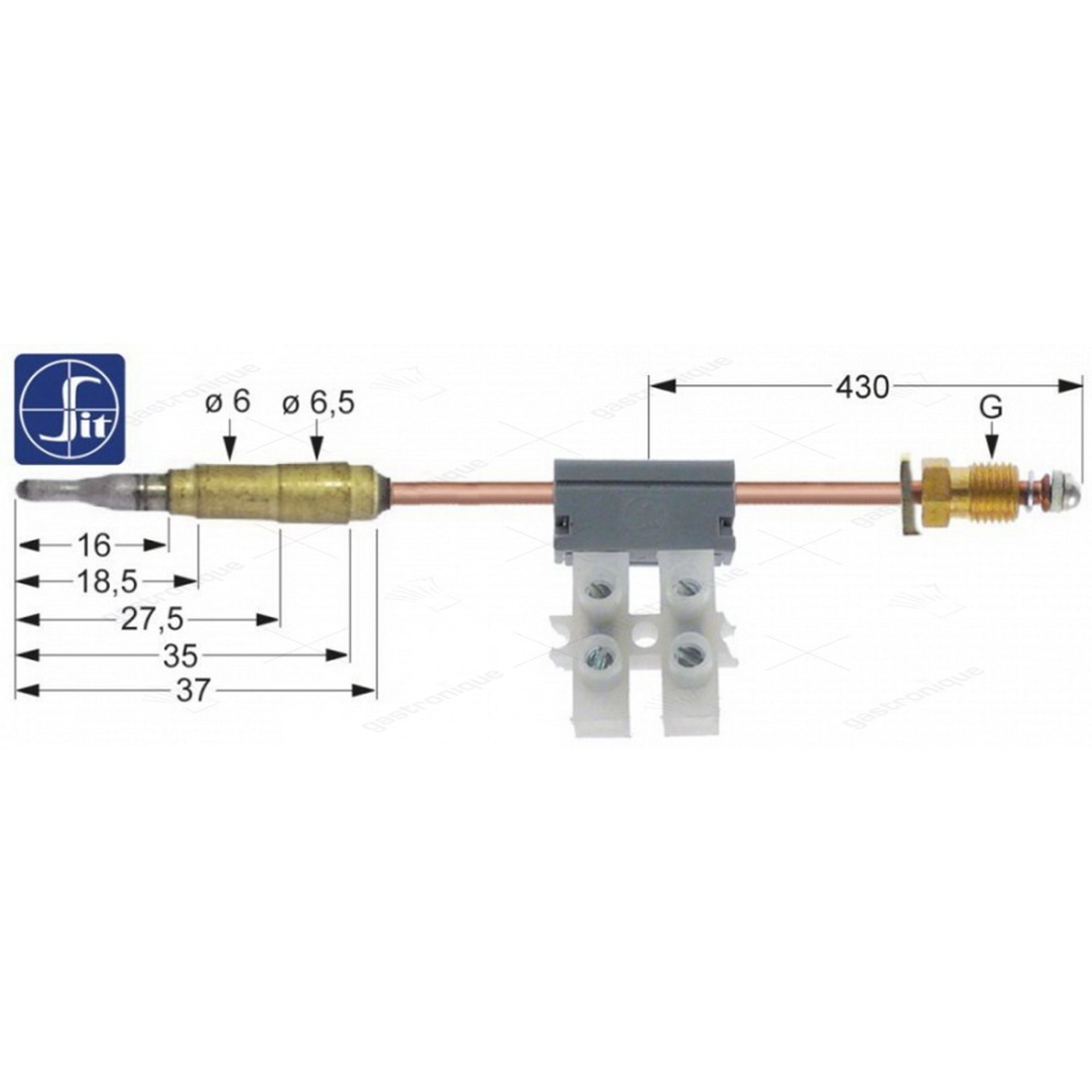 kit de thermocouple à coupure SIT M9x1 85cm - image 1
