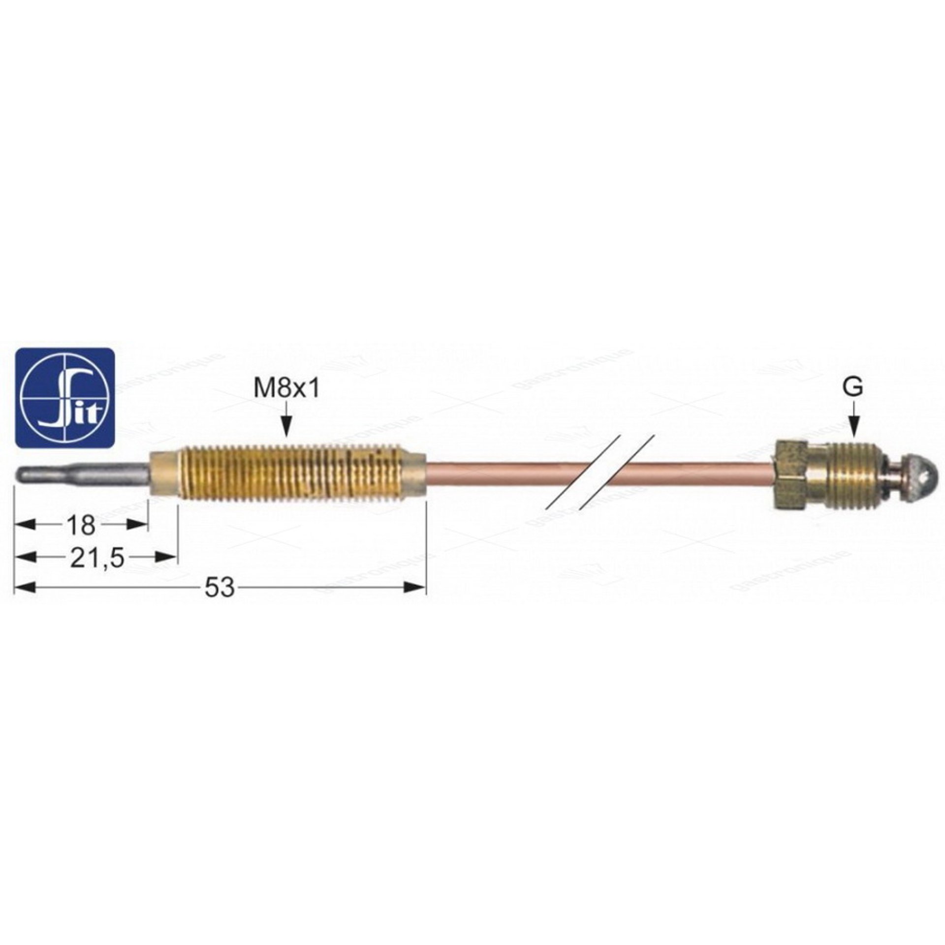 Thermoelement sit m10x1 150 cm Kupplung m - Bild 1