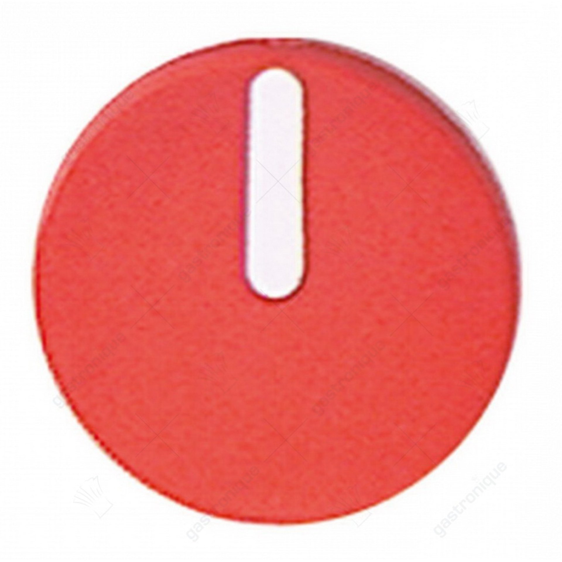 insertion rouge pour bouton ø 32 mm - image 1
