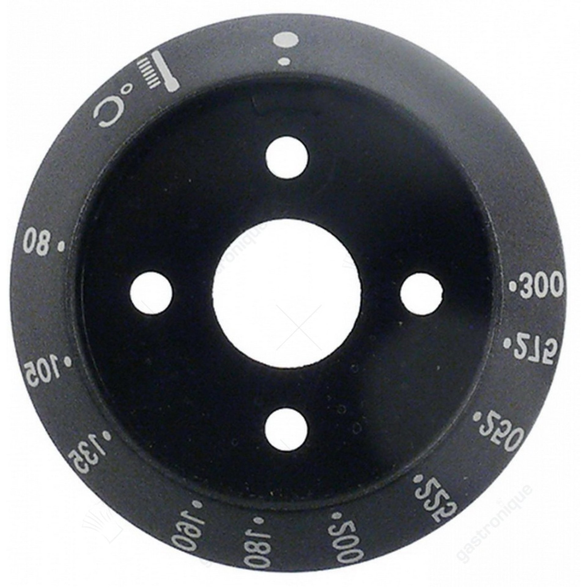 écrou à anneau bouton noir ø 58 mm 80-300°c - image 1