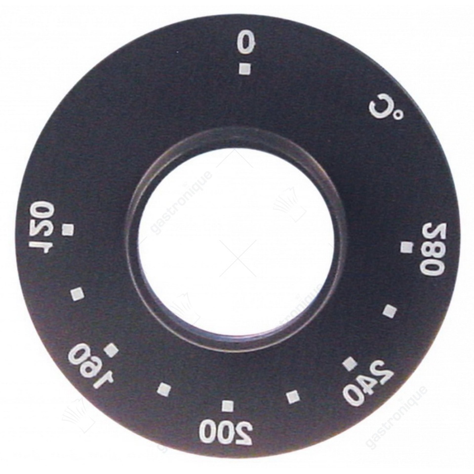 symboolplaat knop ø 84 mm 120-280°c - afbeelding 1