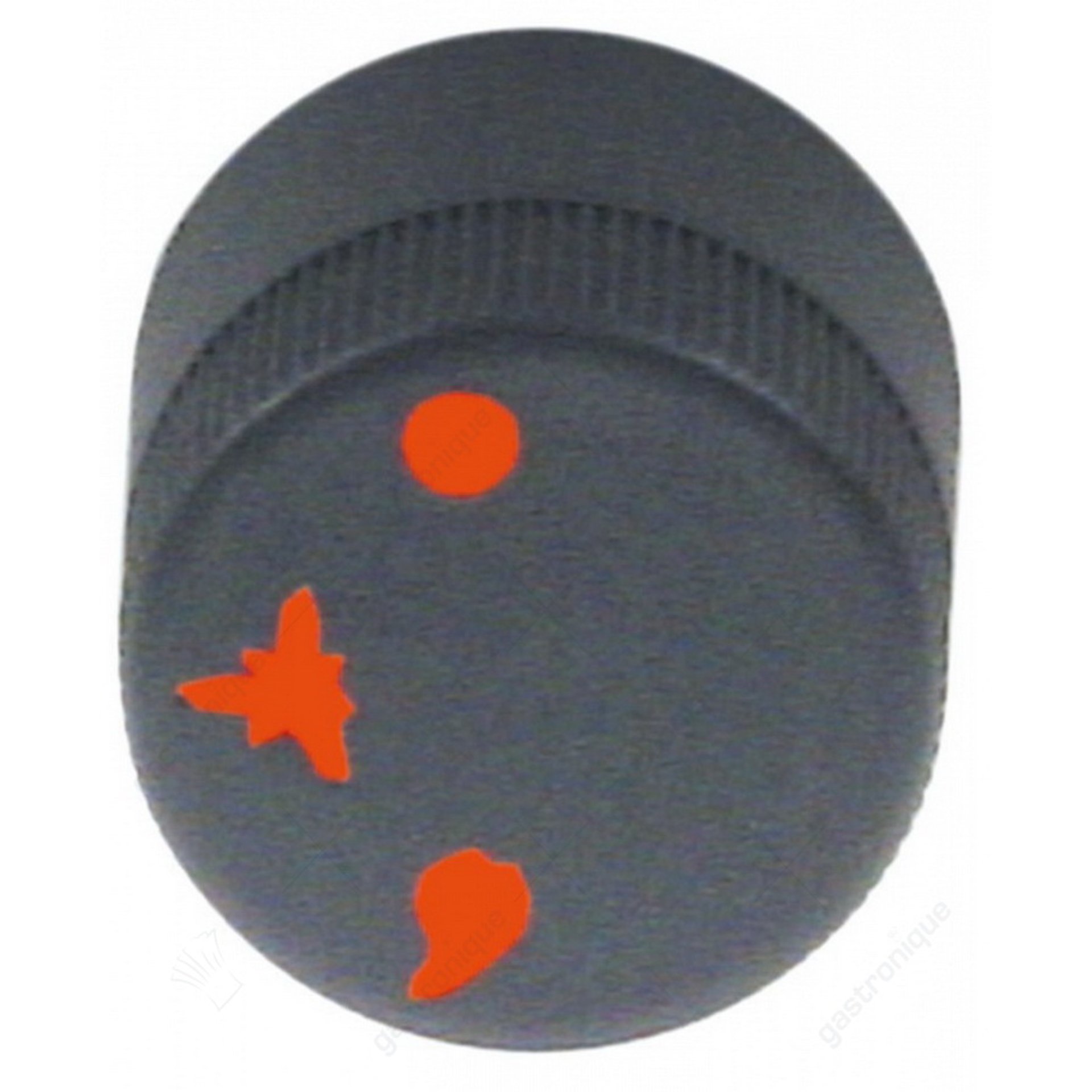 schwarzer Knopf ø 30 mm bedruckt - Bild 1