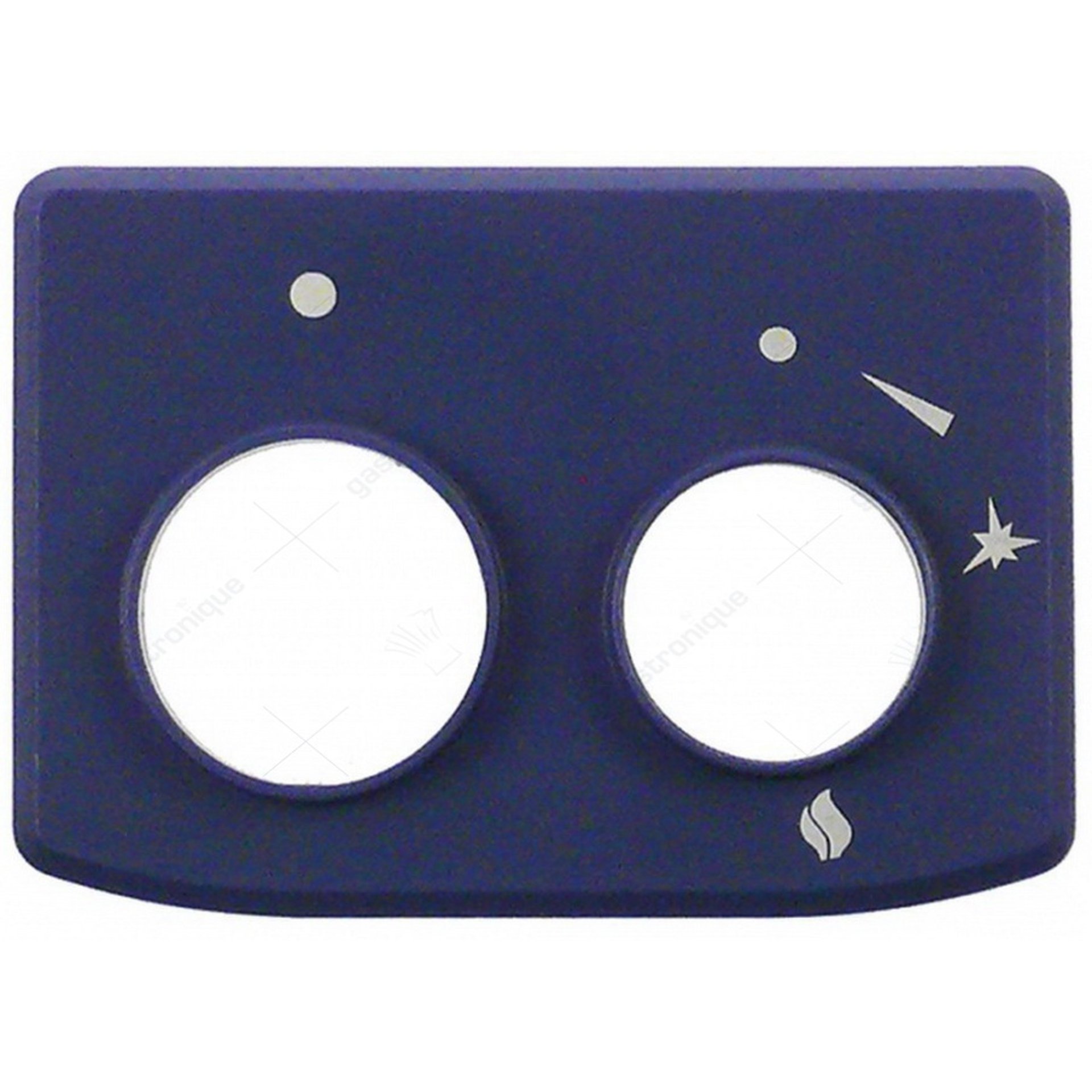 écrou à anneau bleu imprimé par sérigraphie pour bouton - image 1