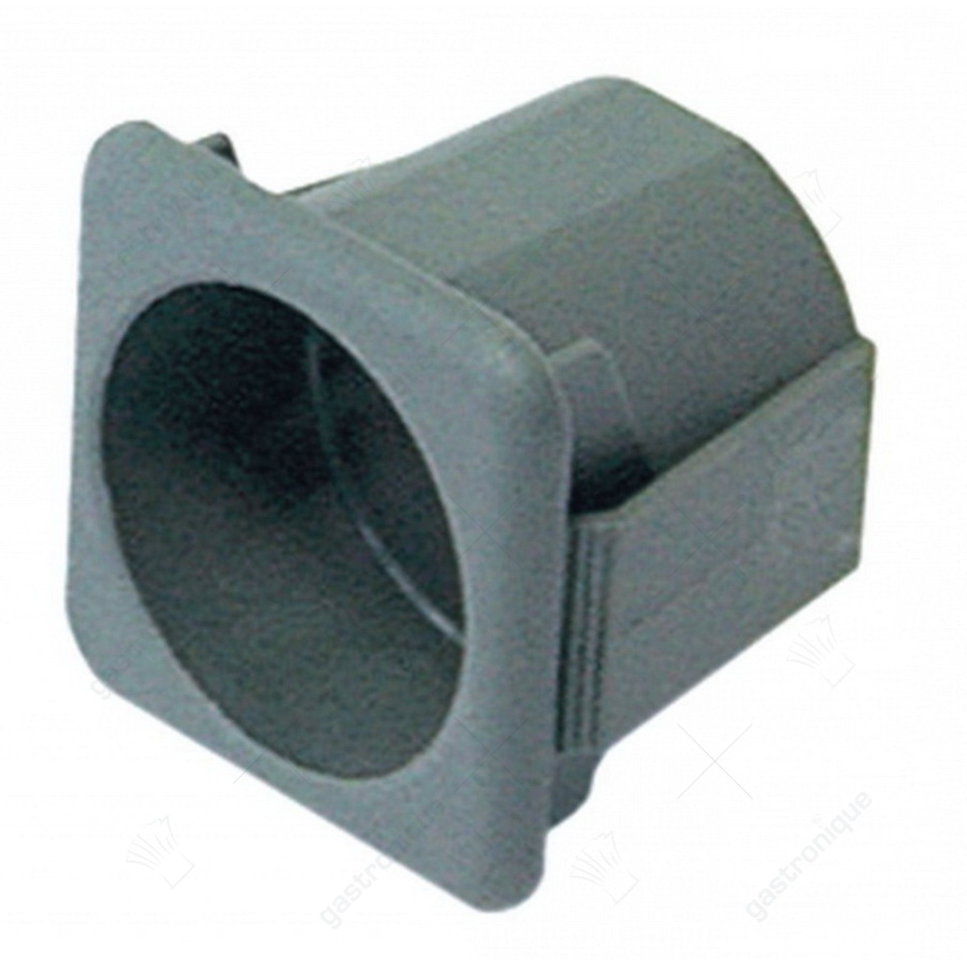 support interrupteur à bouton gris - image 1