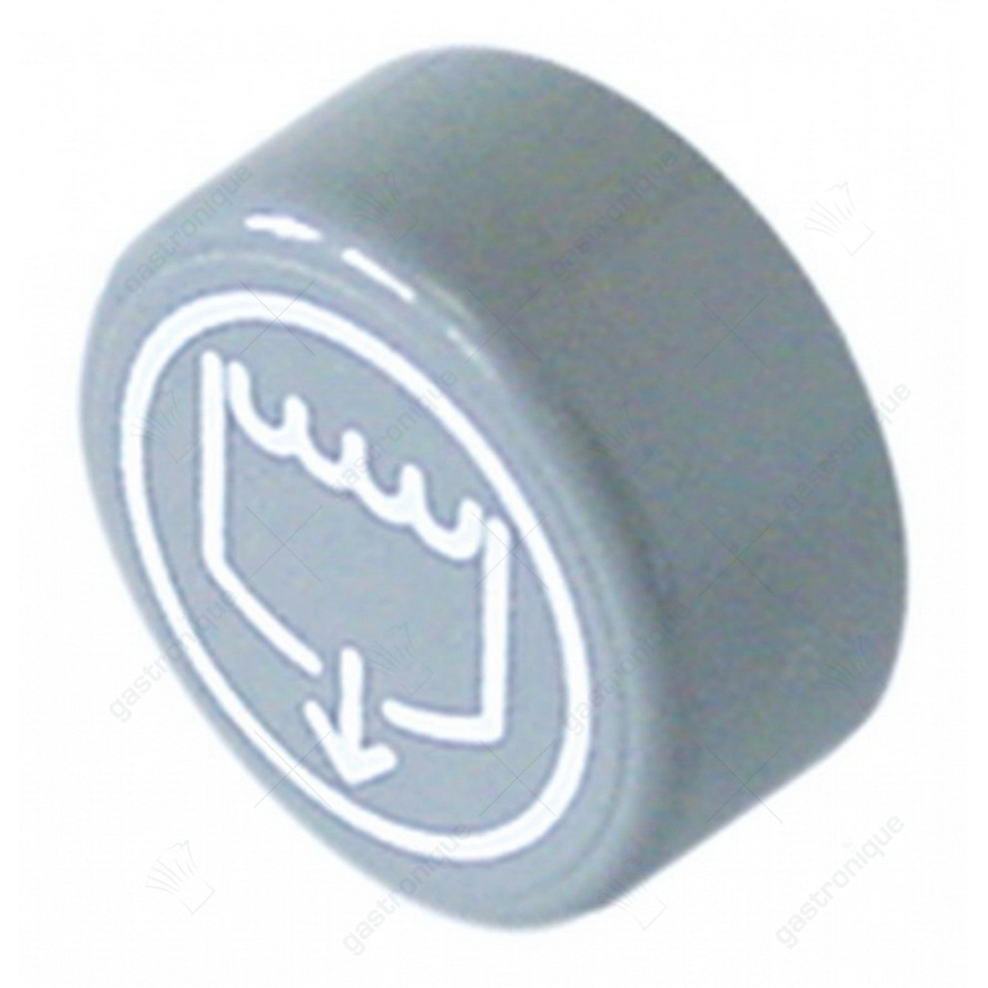 push-button round grey ø 23 mm "drain" - image 1