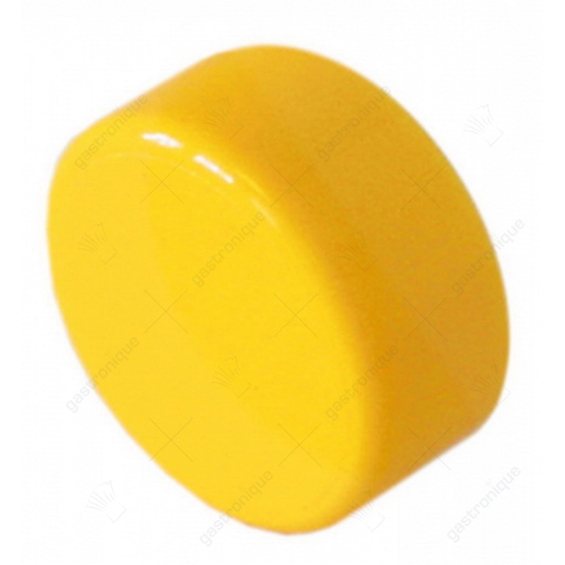 bouton-poussoir rond jaune ø 23 mm - image 1