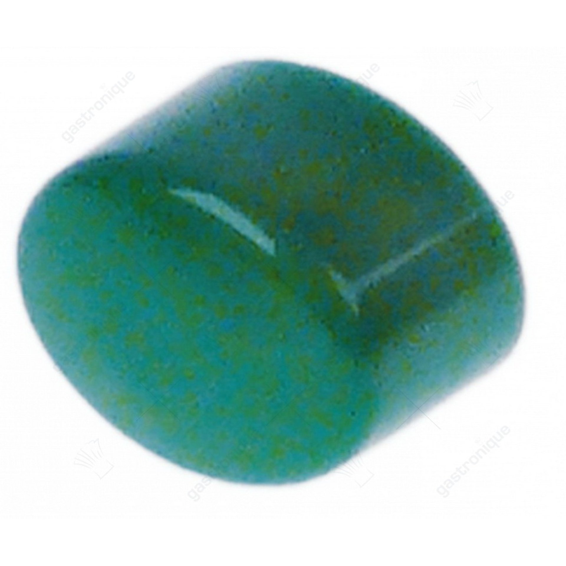 bouton ovale 17x13 mm vert - image 1