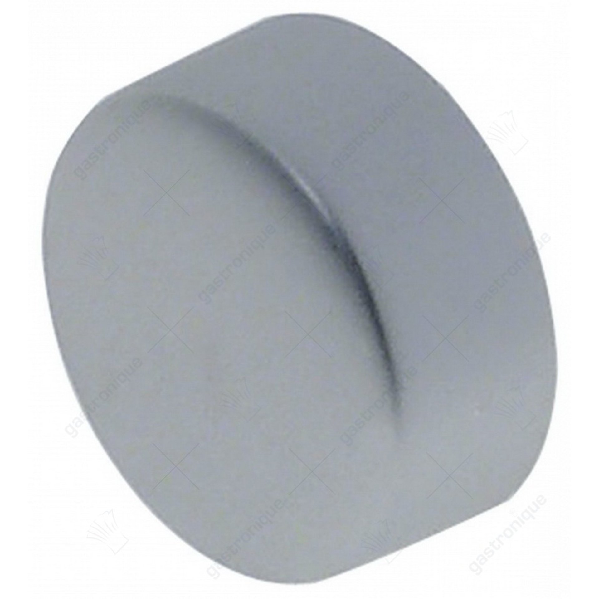 bouton-poussoir rond argent ø 21 mm - image 1