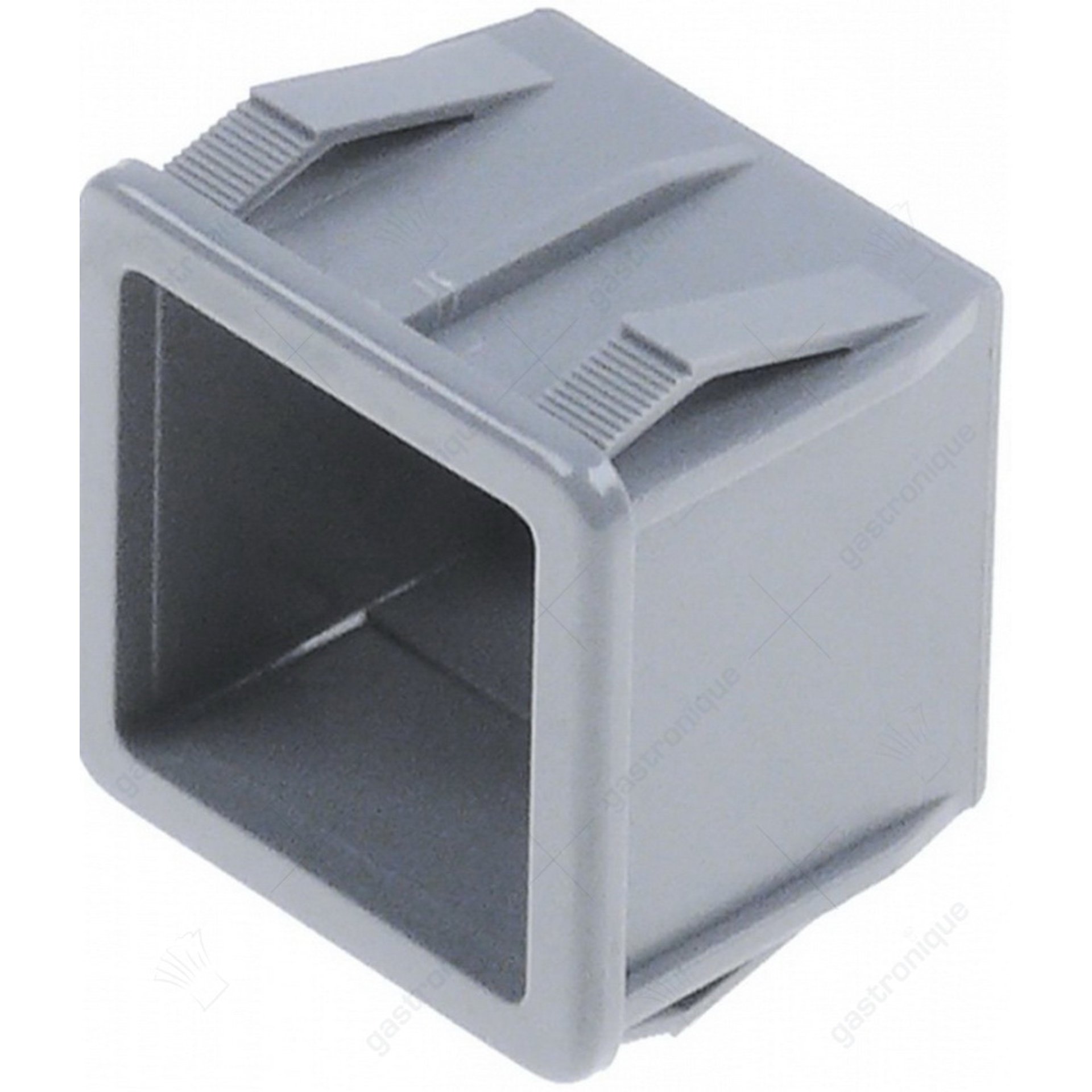 support de bouton-poussoir carré gris - image 1
