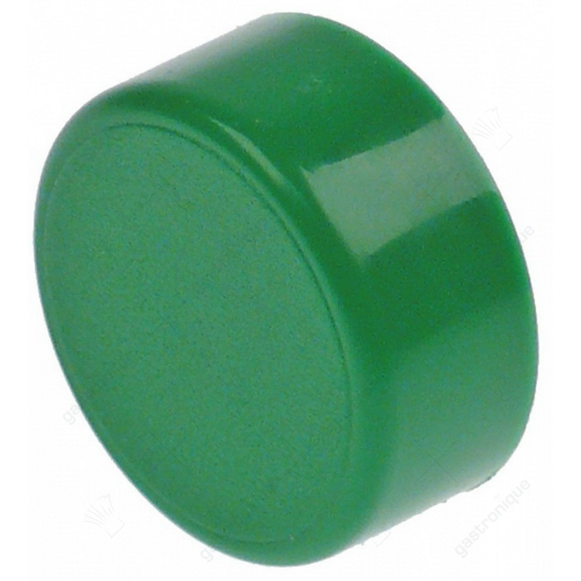 ronde drukknop groene ø 23 mm - afbeelding 1