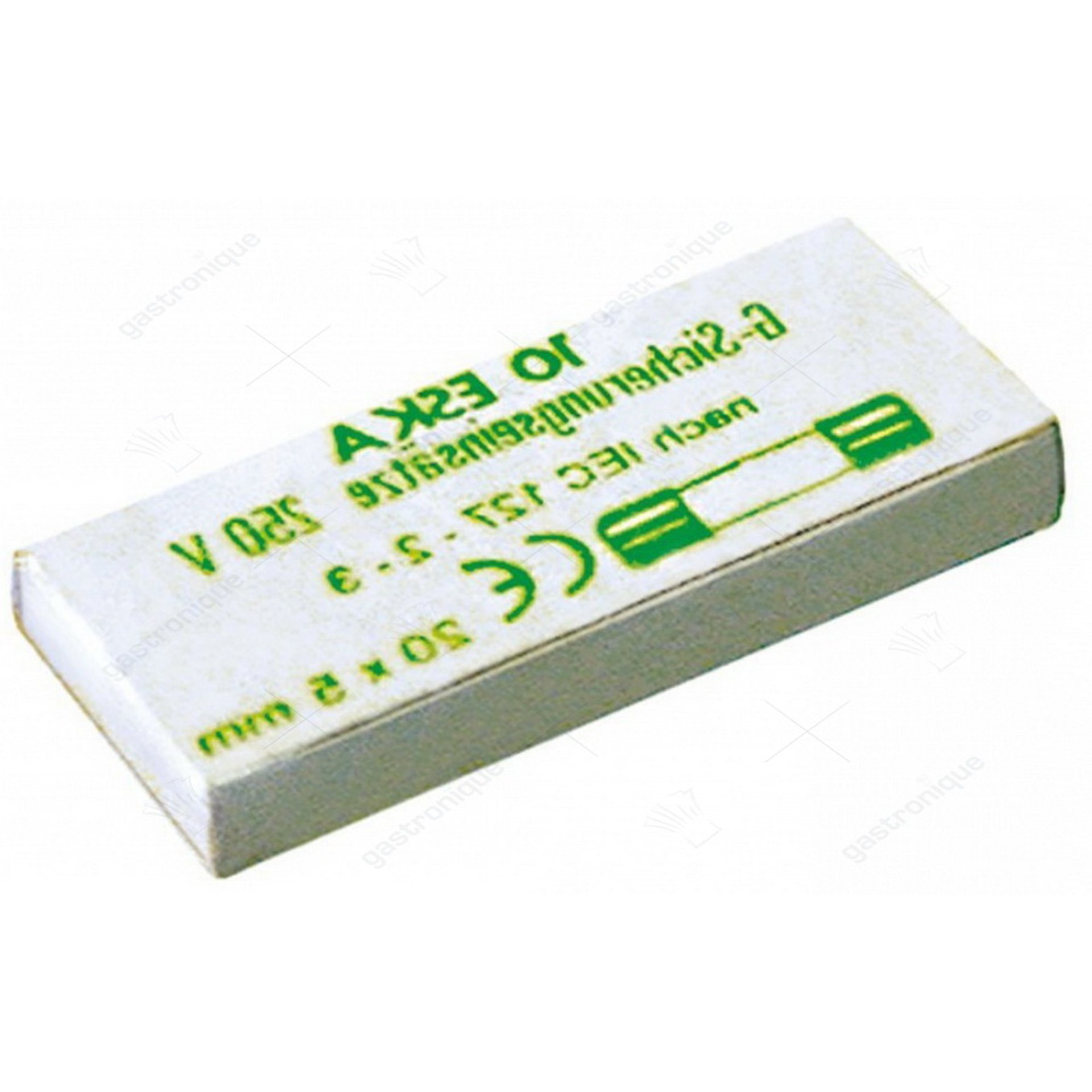 glaszekering 5 x 20 mm 0,063 traag (10 stuks) - afbeelding 1