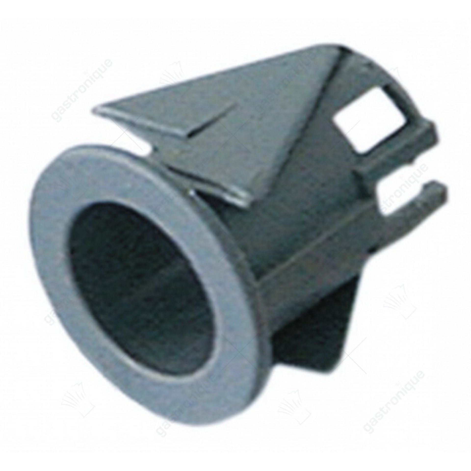 support d'élément encastré ø 16mm plat gris - image 1