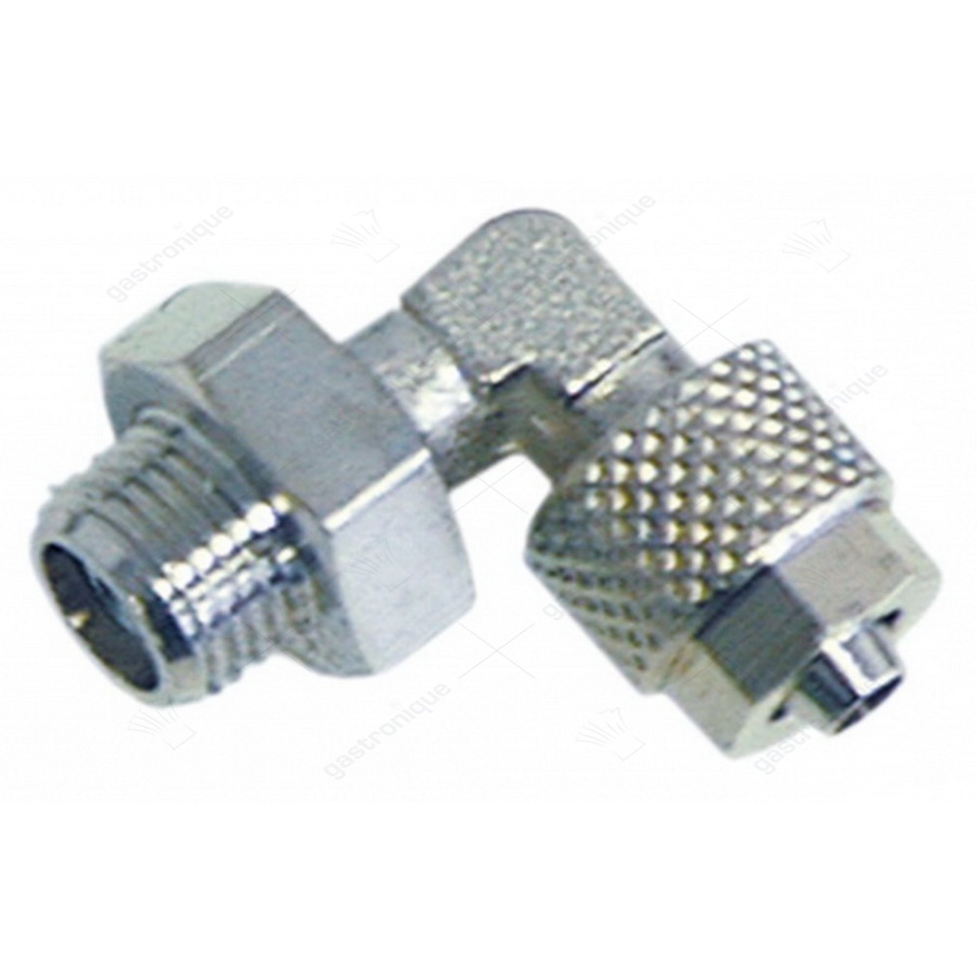 elbow fitting 1/8"m ø 8/6 nickel - afbeelding 1