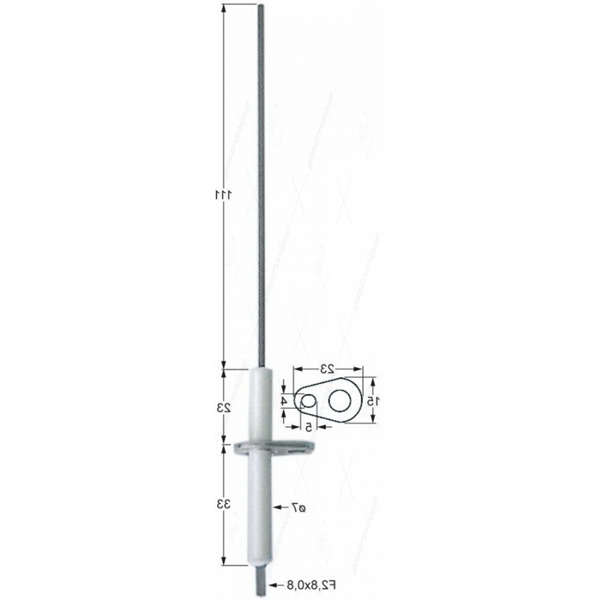 bougie ontstekingskabels rond ø 7x56 mm - afbeelding 1