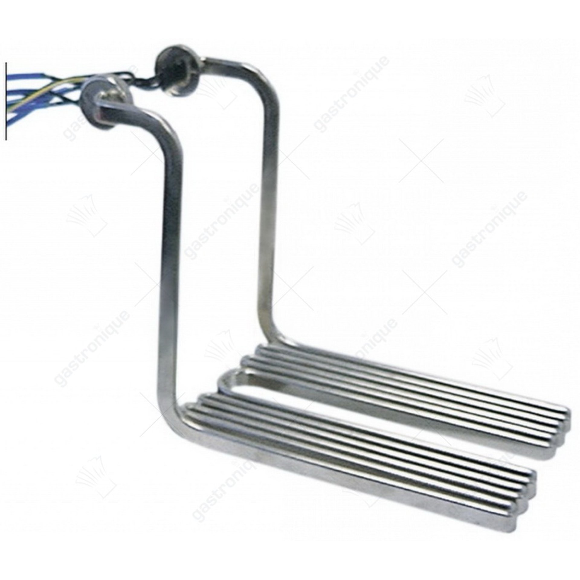 Verwarmingselement 5100W 230/400V L 345mm L1 70mm L2 275mm B1 21mm B2 104mm H1 229mm H2 17mm - afbeelding 1