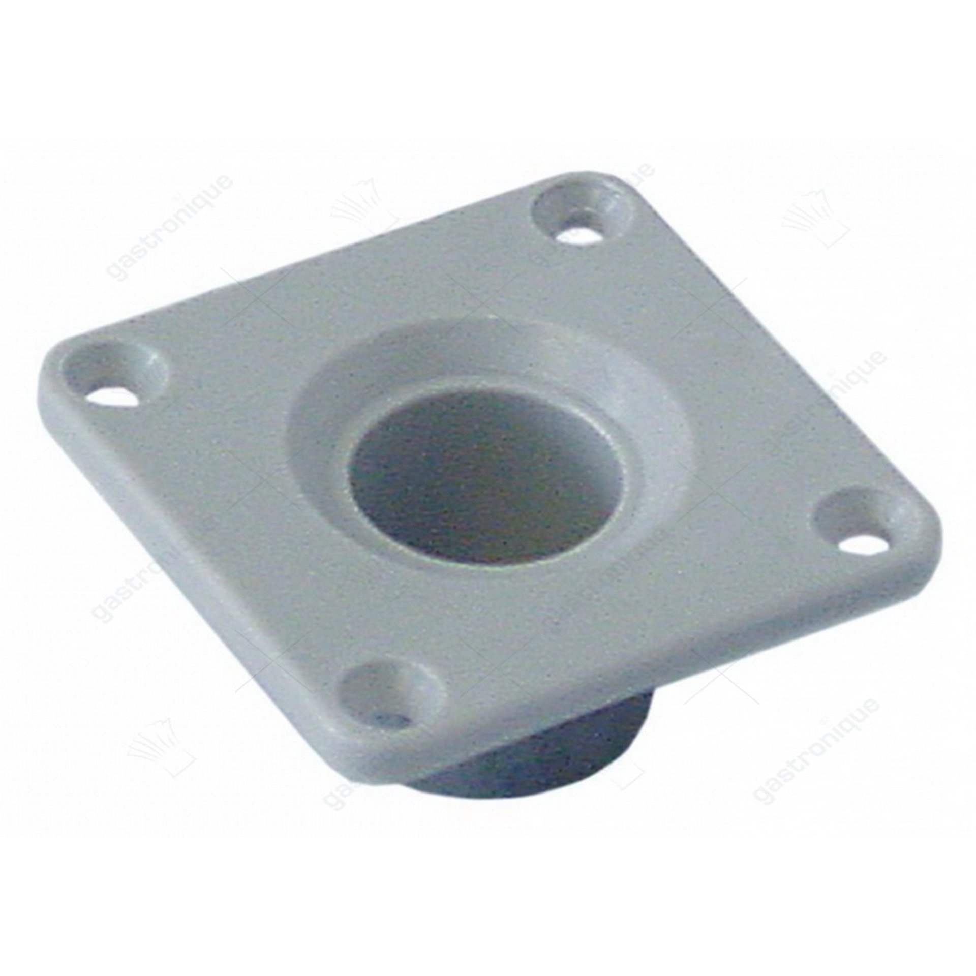 wasarmhouder inbouwpositie boven H 26mm D1 ø 28mm ID ø 21mm flens 54x54mm - afbeelding 1