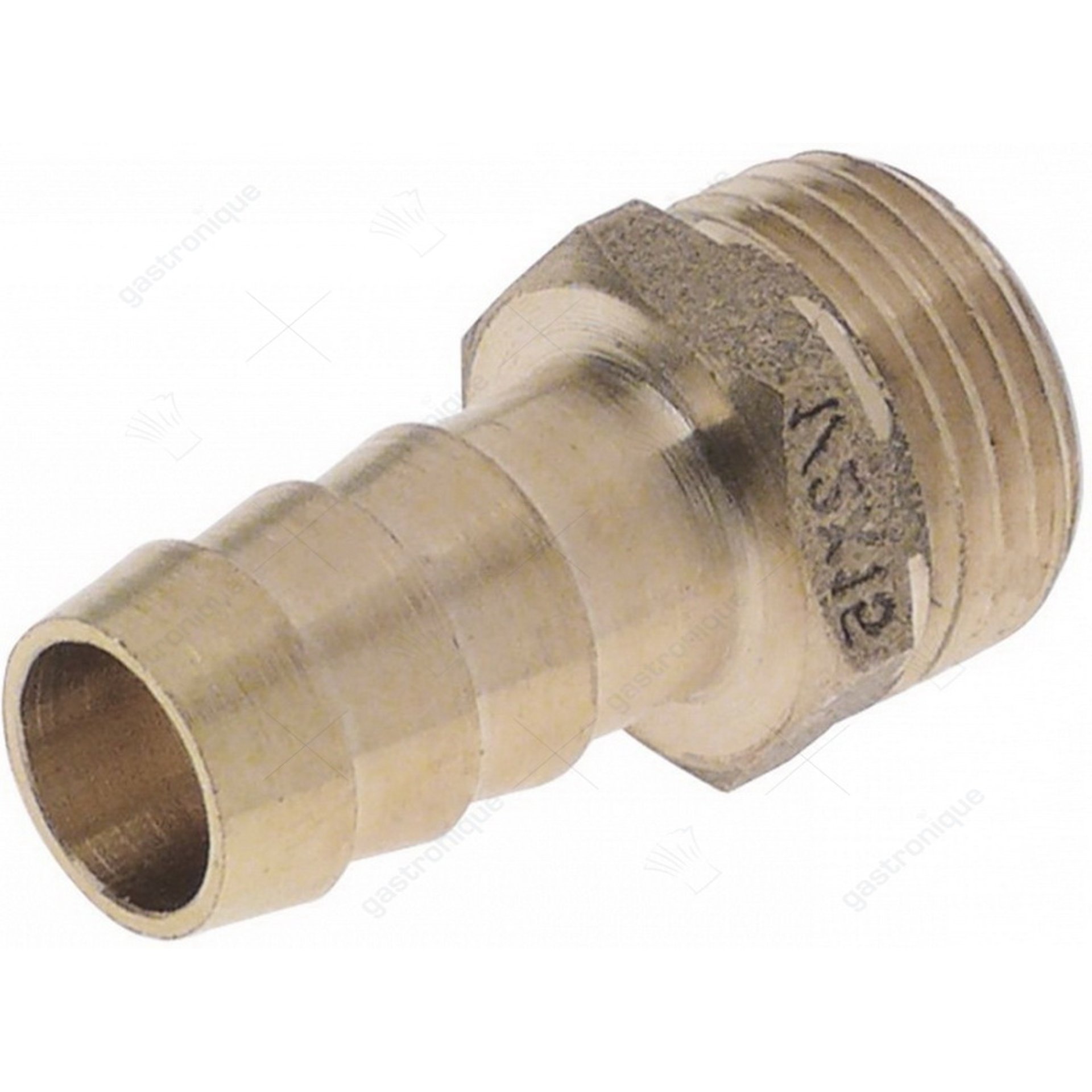 Kupfer gerade Gewinde Schlauchanschluss 1/2" Schlauch ø 14mm VPE 1 Stück - Bild 1