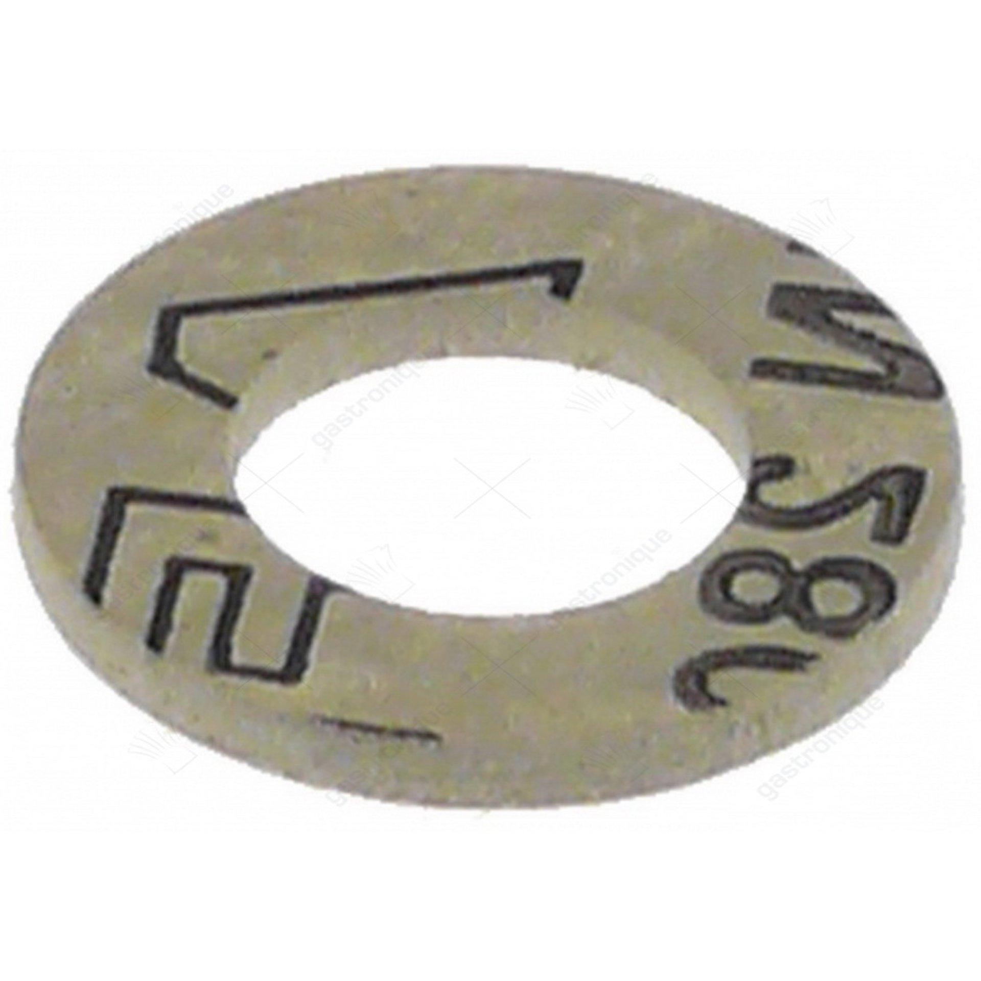 vlakpakking fiber OD ø 15mm ID ø 8mm materiaaldikte 2mm vpe 1stuk - afbeelding 1