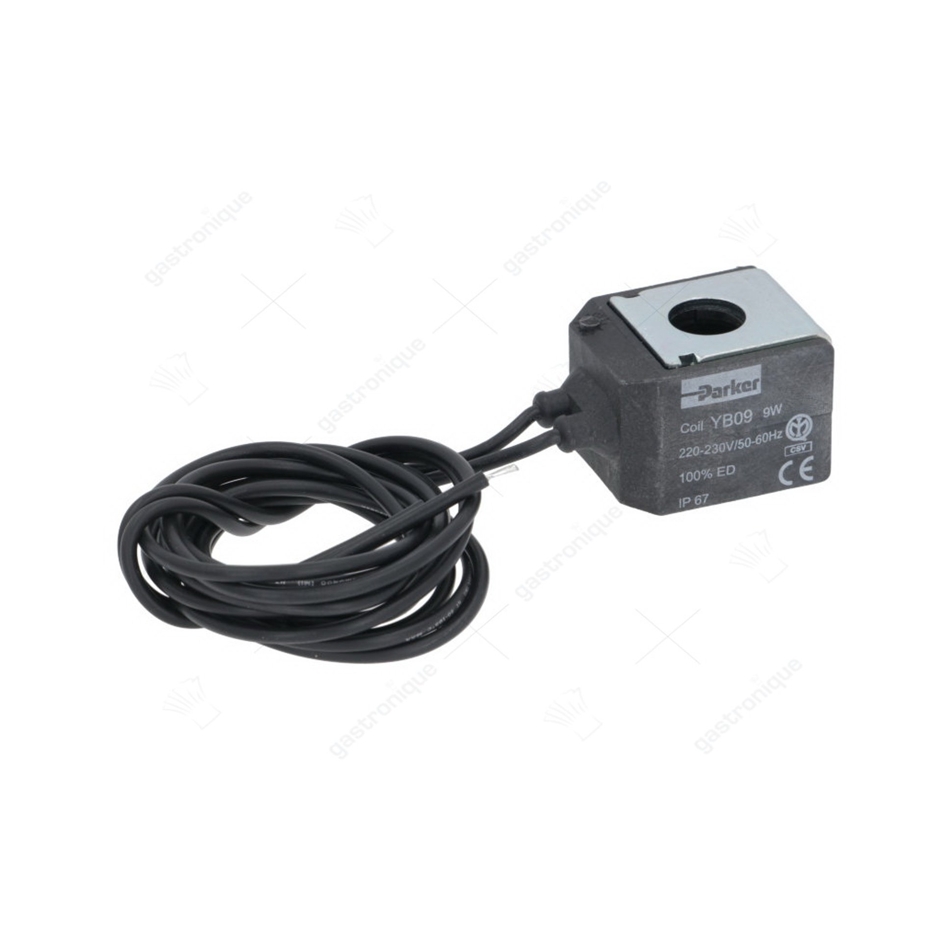 magnet coil PARKER 230VAC 9VA coil type YB09 with cable take-off ø 14mm 220v 9w - image 1