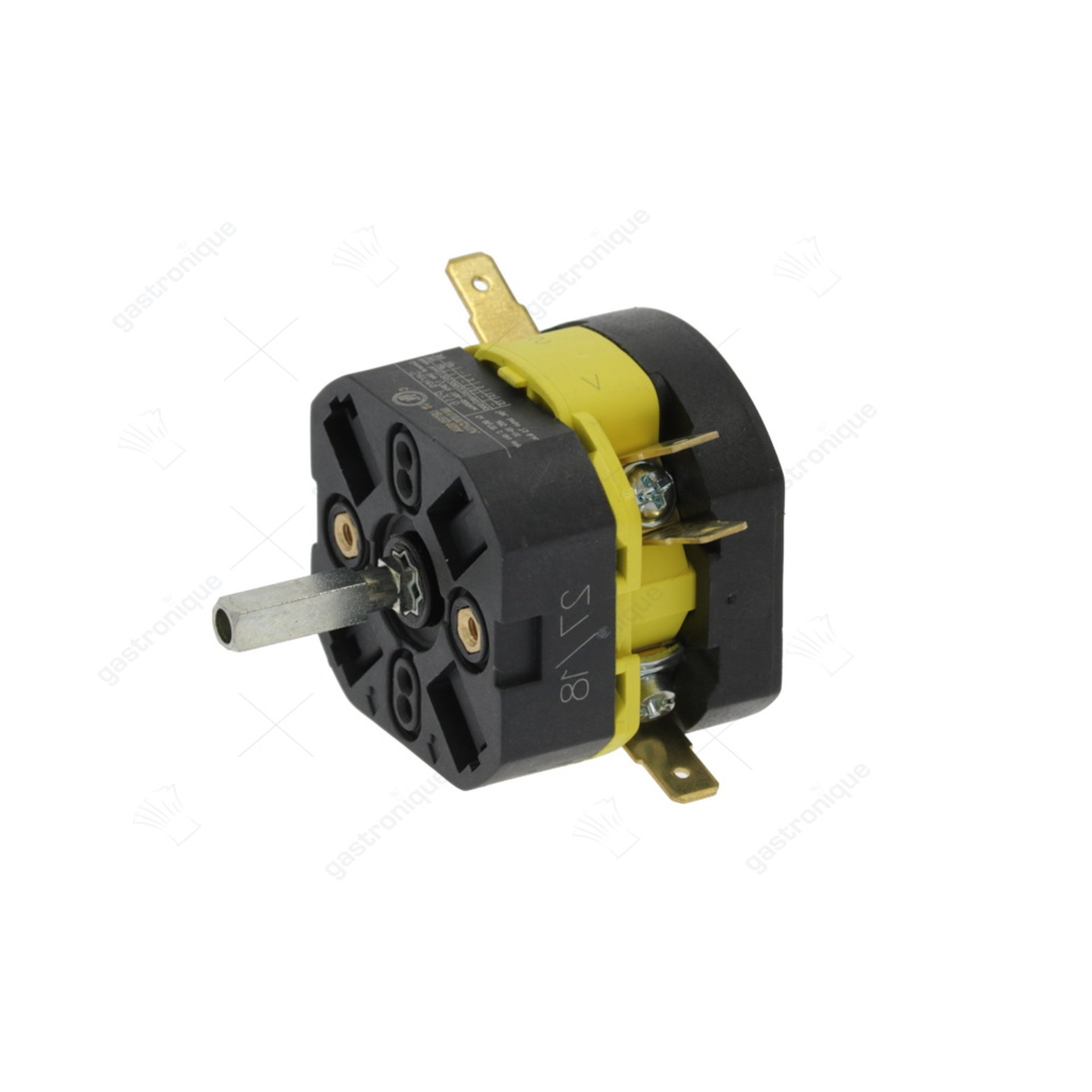 interrupteur rotatif 0-1 position 16a 600v - image 1