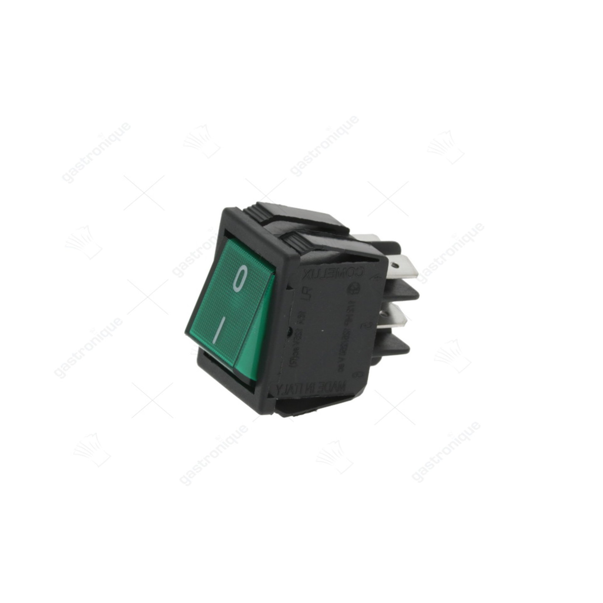Schalter 2-polig grün 16a250v - Bild 1