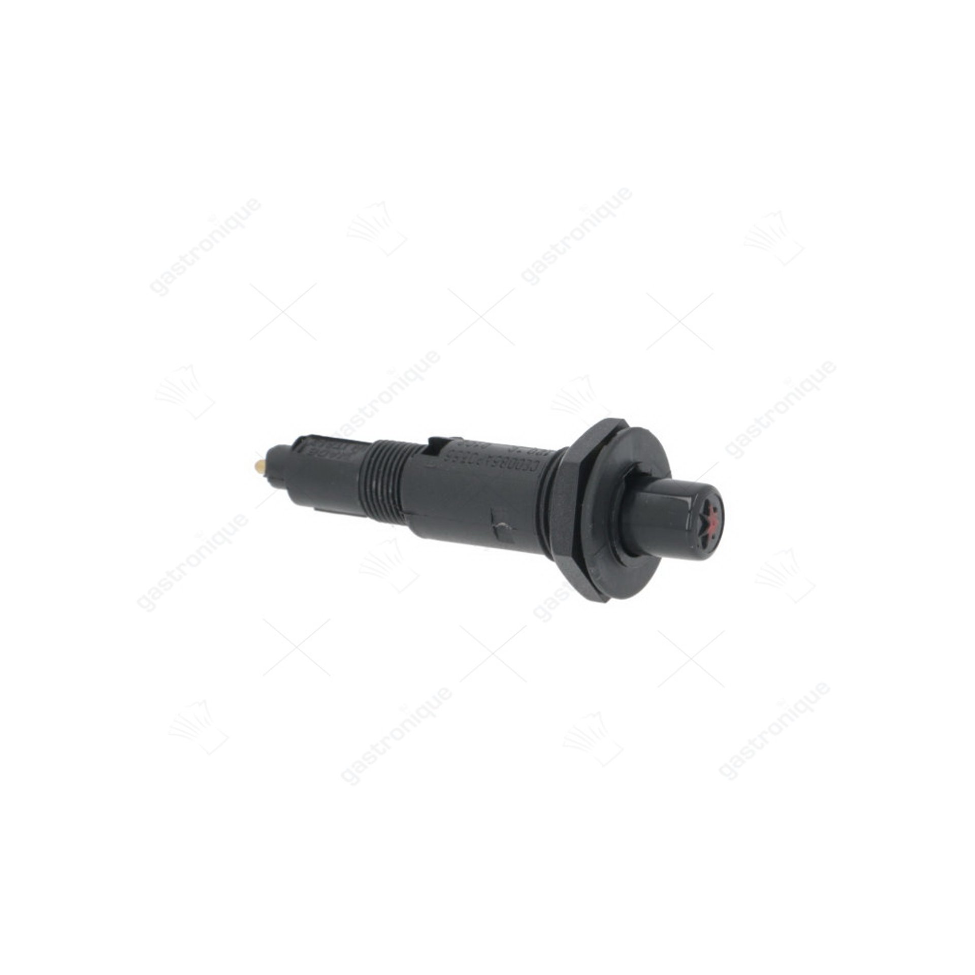 piezo igniter housing plastic push-in installation ø 18mm connection ø2.4mm - image 1