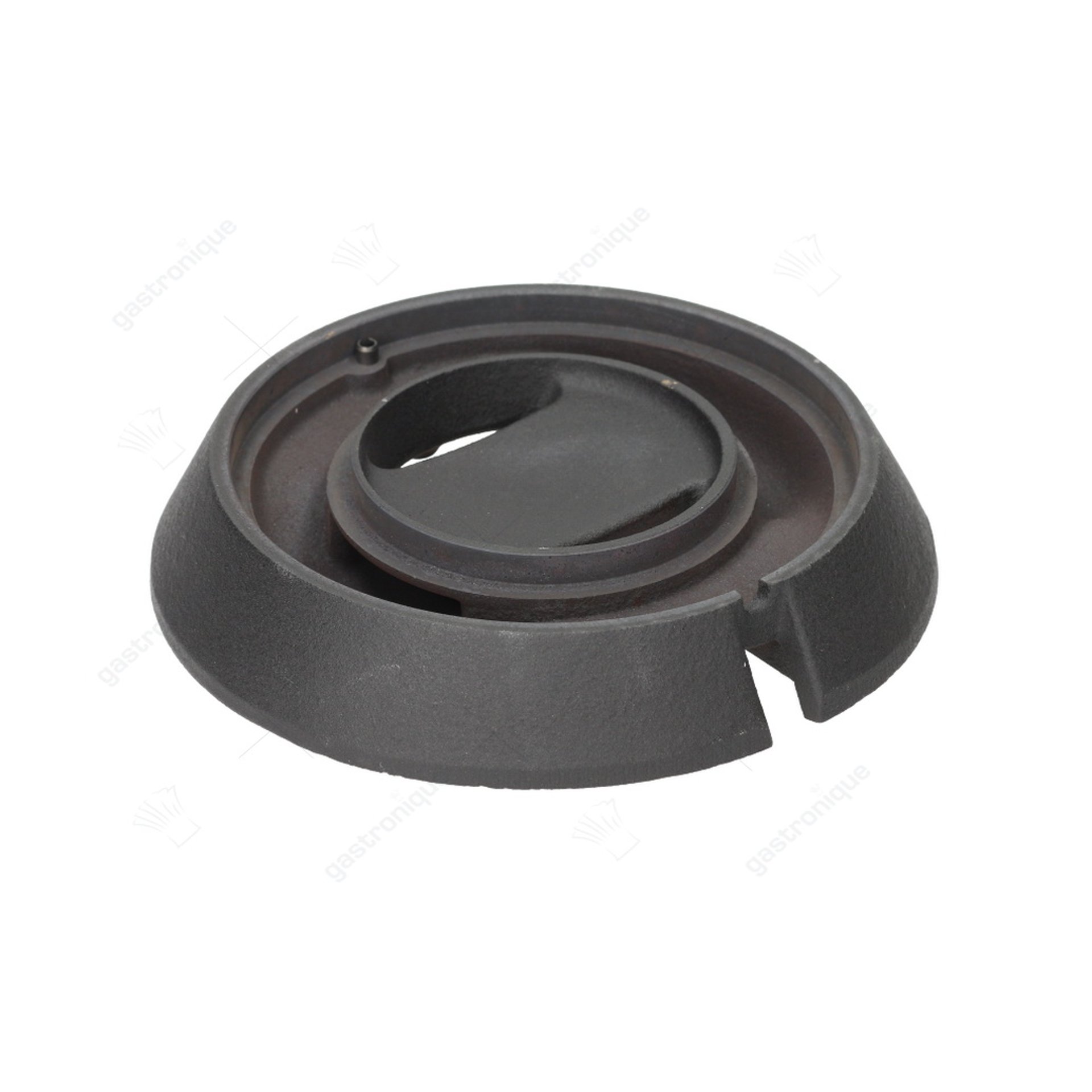 tête de brûleur 7,5kW pour couvercle de brûleur ø 128mm AD ø 151mm sortie ø 120mm laqué - image 1